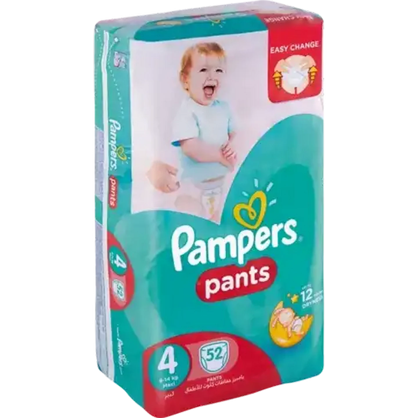 Image of Pampers Pants Maxi Size 4 9-14kg Diapers 52 Pack