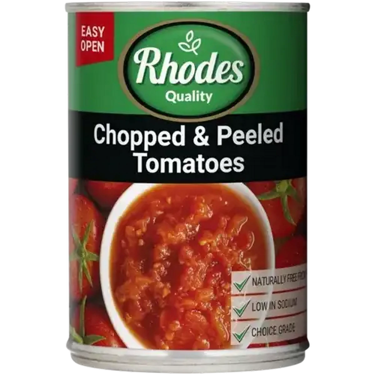 Checkers Sixty60 | Rhodes Quality Chopped & Peeled Tomatoes 410g