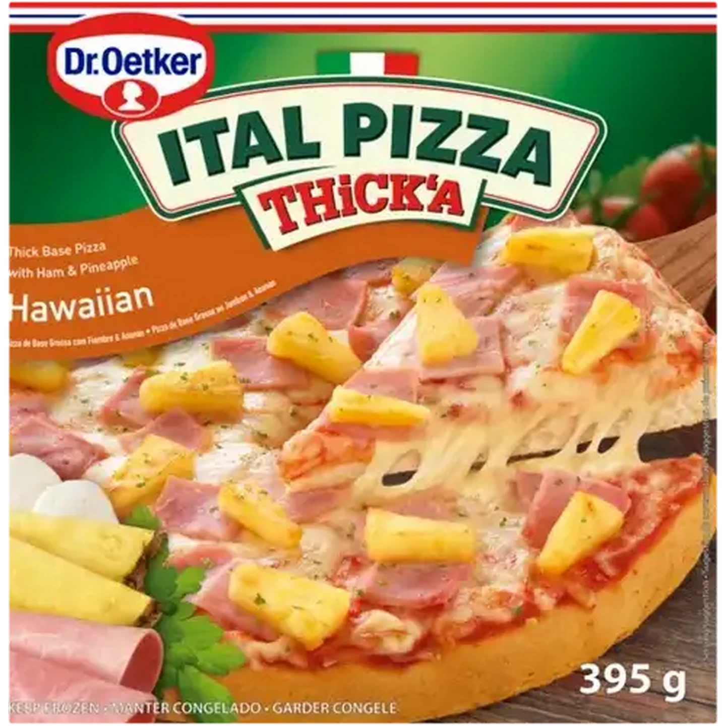 Image of Dr. Oetker Frozen Ital Pizza Thick’a Hawaiian Pizza 395g