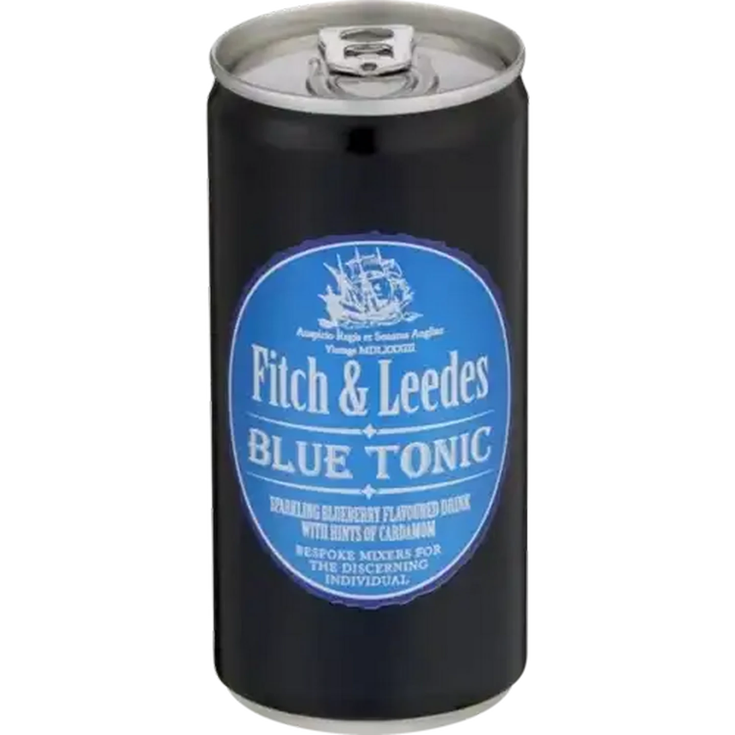 Image of Fitch & Leedes Blueberry & Cardamom Flavoured Sparkling Tonic Drink Can 200ml