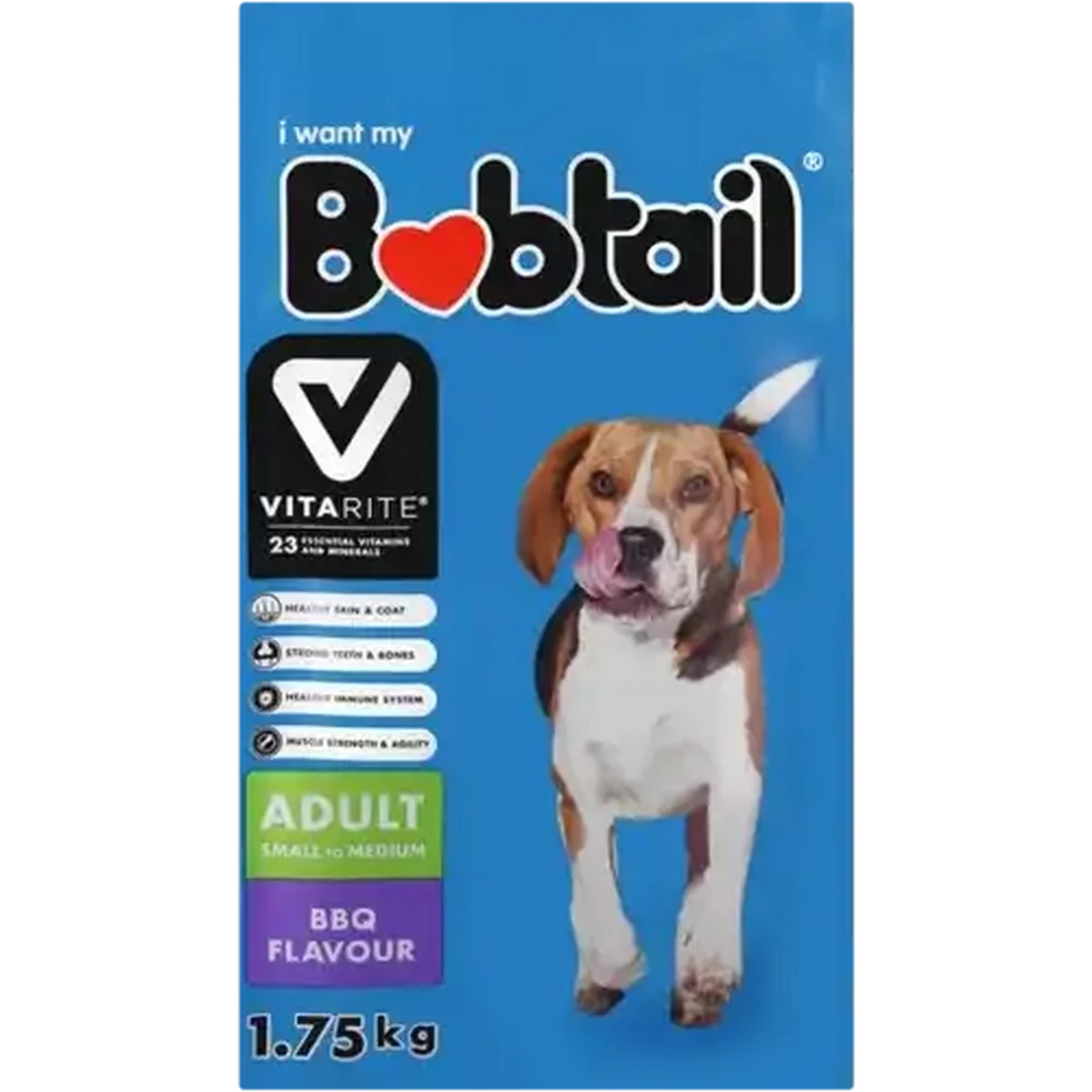Checkers Sixty60 | Bobtail BBQ Flavoured Small Adult Dog Food 1.75kg