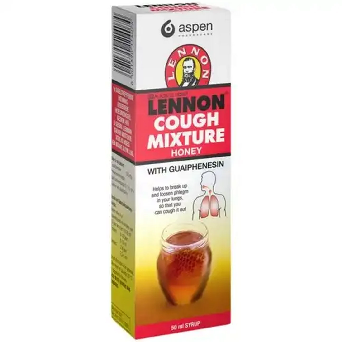 Image of LENNON Honey Cough Mixture Syrup 50ml