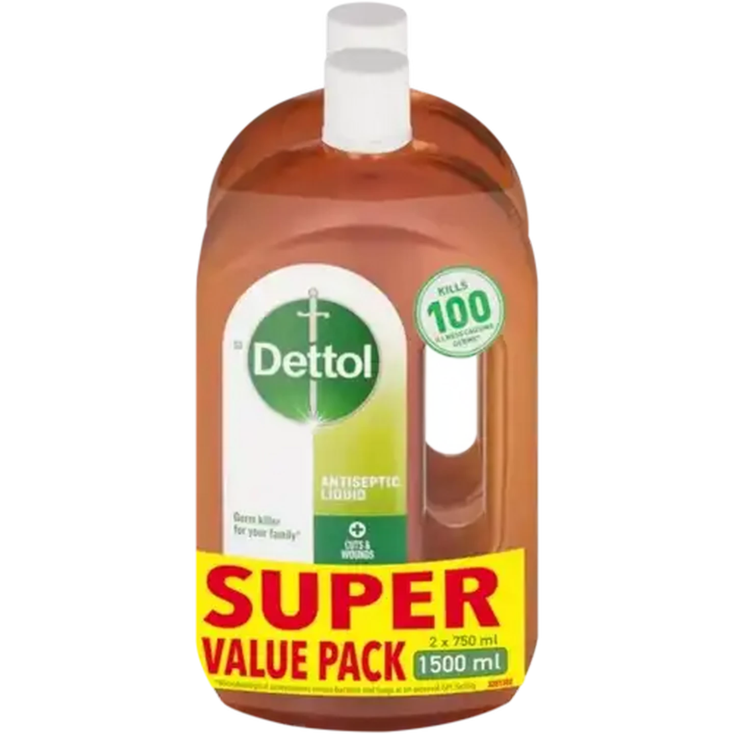 Image of Dettol Antiseptic Liquid 2 x 750ml