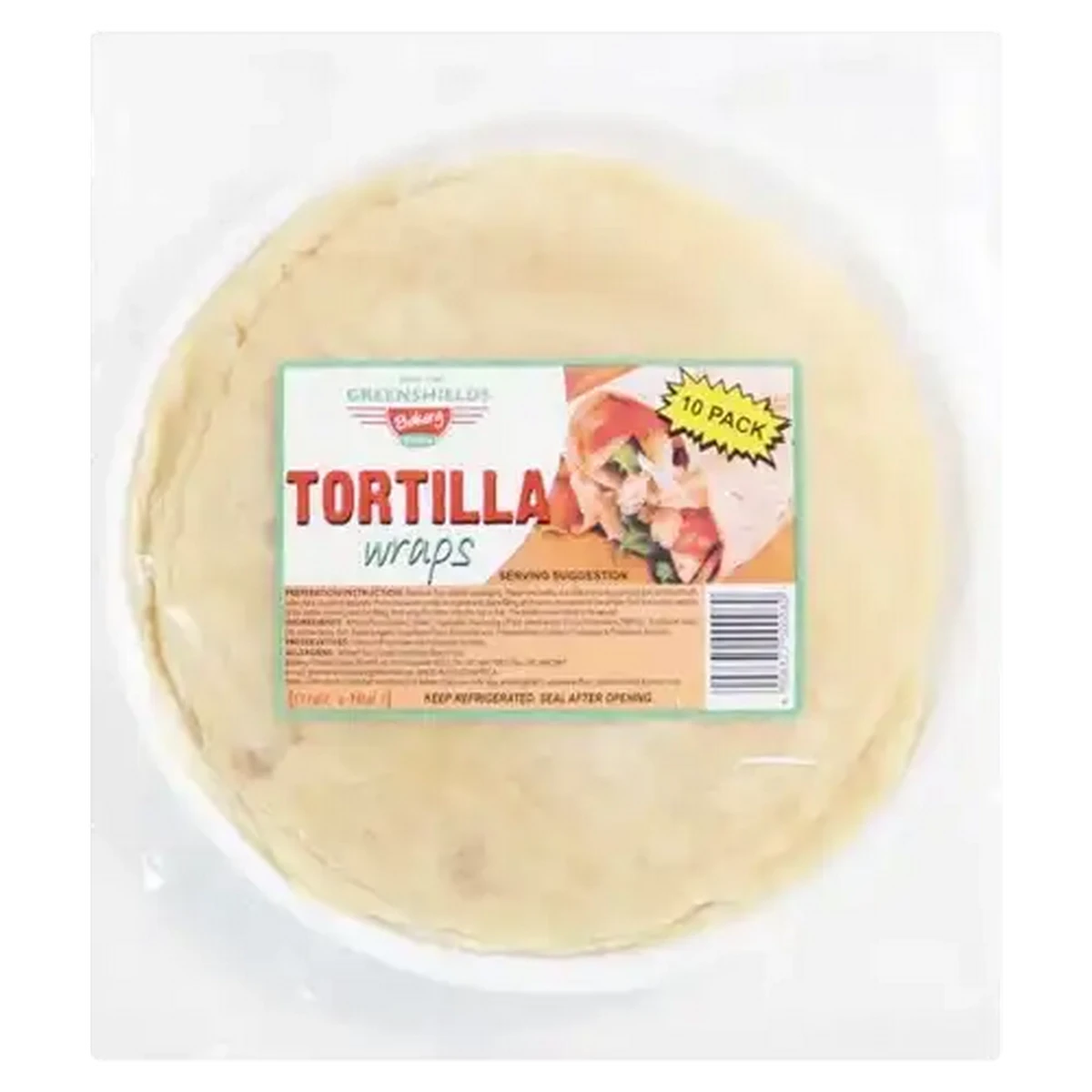 Checkers Sixty60 | Greenshields Bakery Tortilla Wraps 10 Pack
