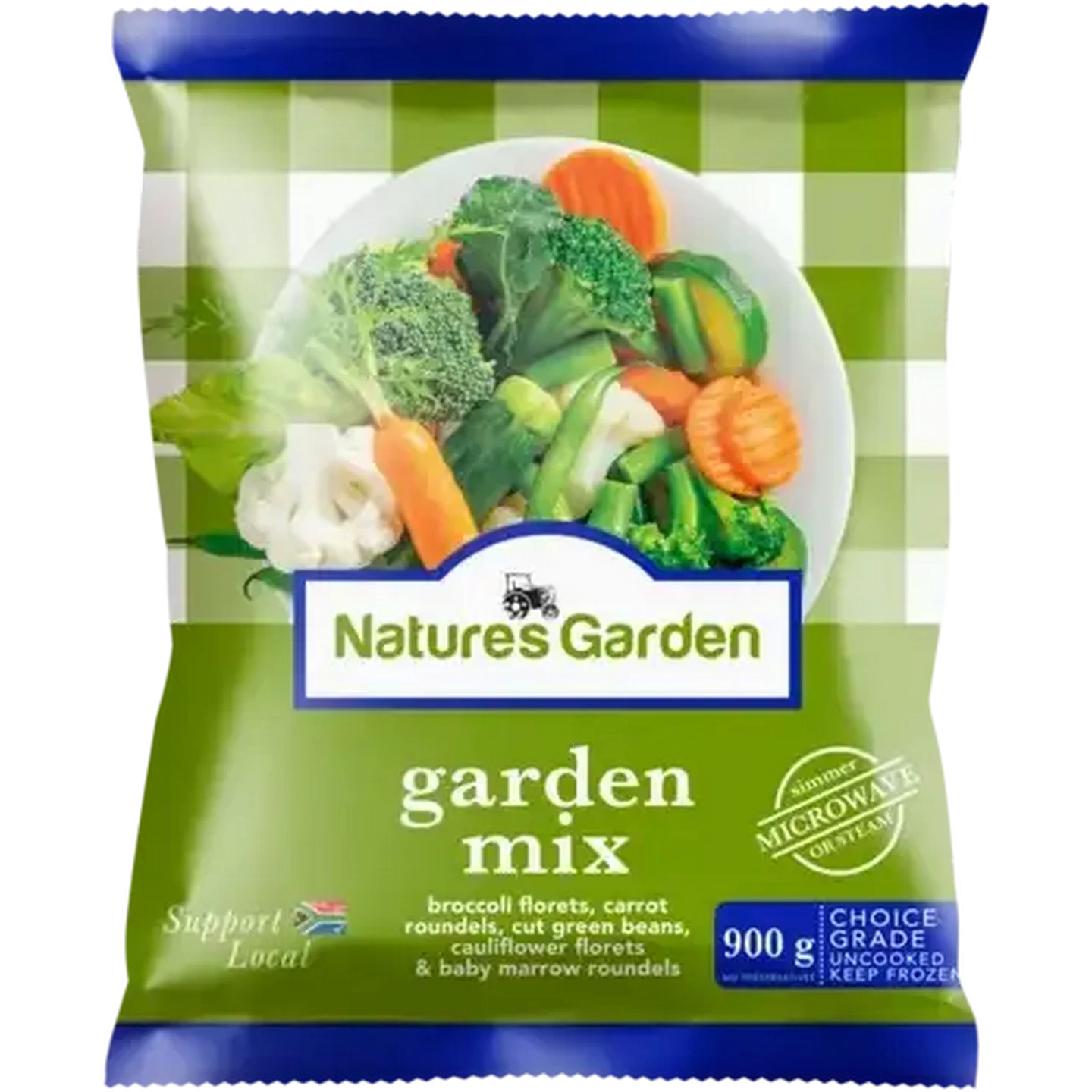 Dr.STYLE 6袋セット Checkers Sixty60 | Nature's Garden Frozen Garden Mix 900g