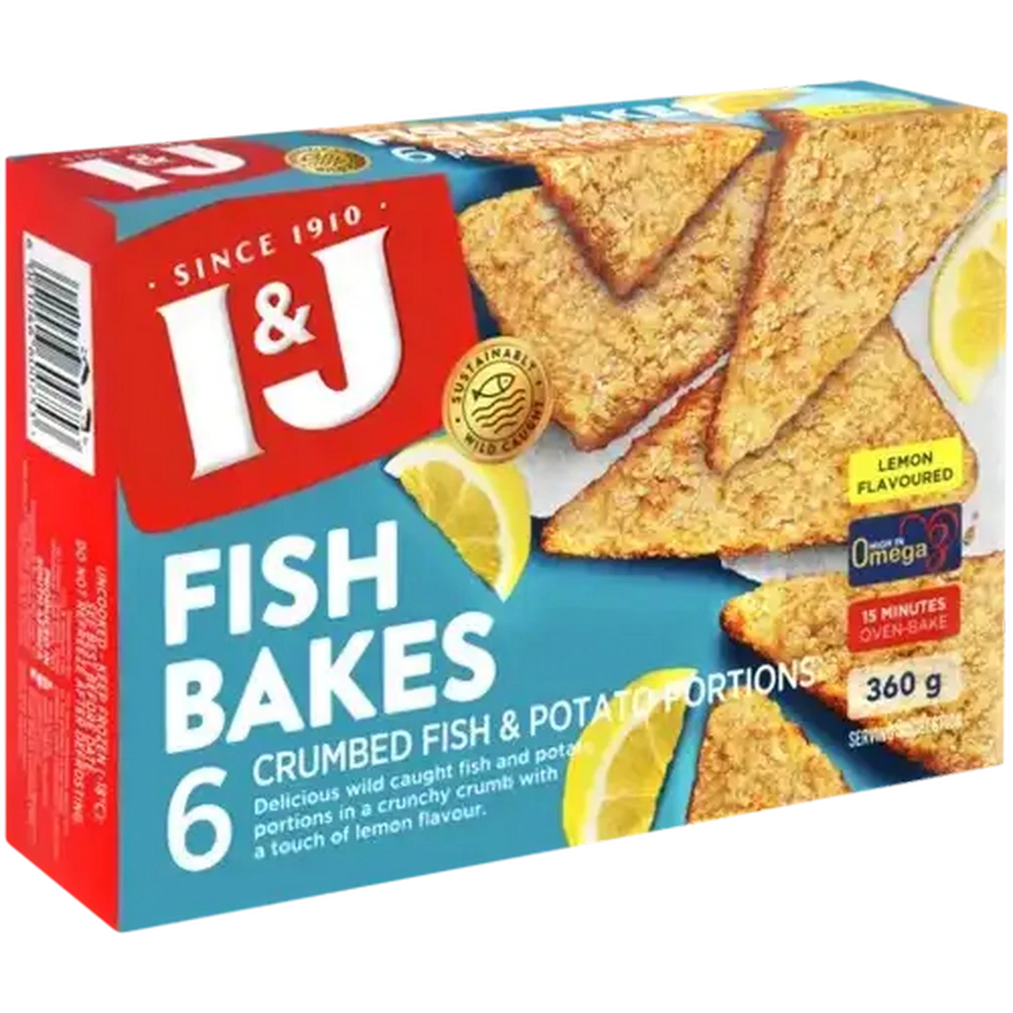 Checkers Sixty60 | I&J Frozen Lemon Flavoured Fish Bakes 360g