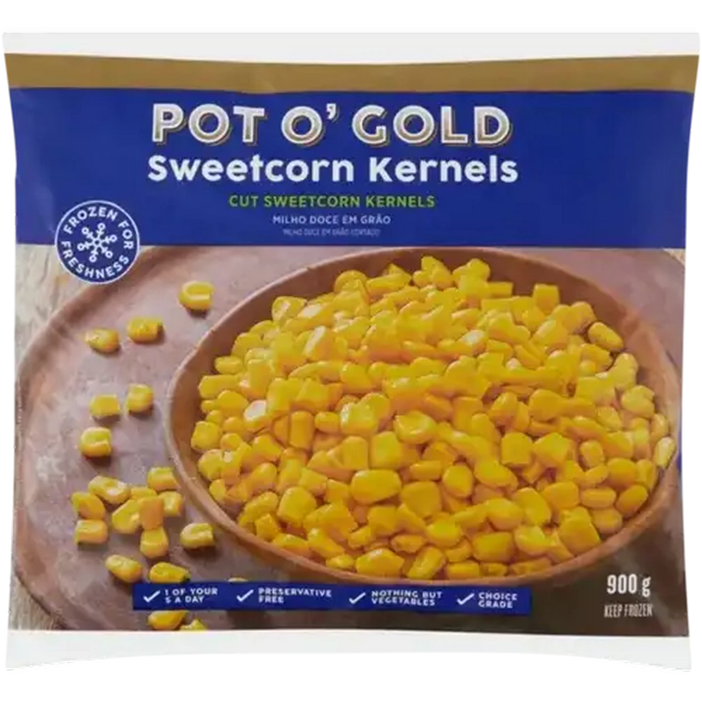 Checkers Sixty60 | Pot O' Gold Frozen Sweetcorn Kernels 900g