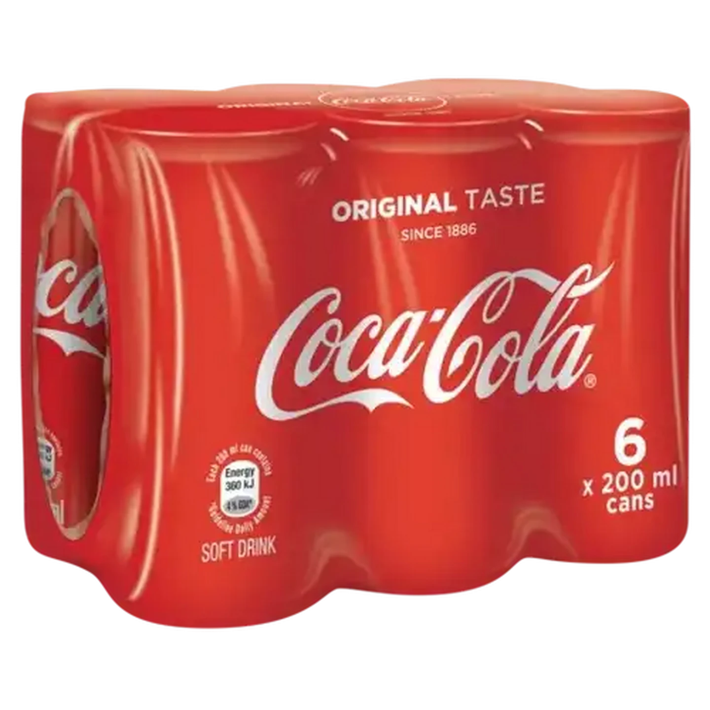 Checkers Sixty60 | Coca-Cola Original Soft Drink Cans 6 x 200ml