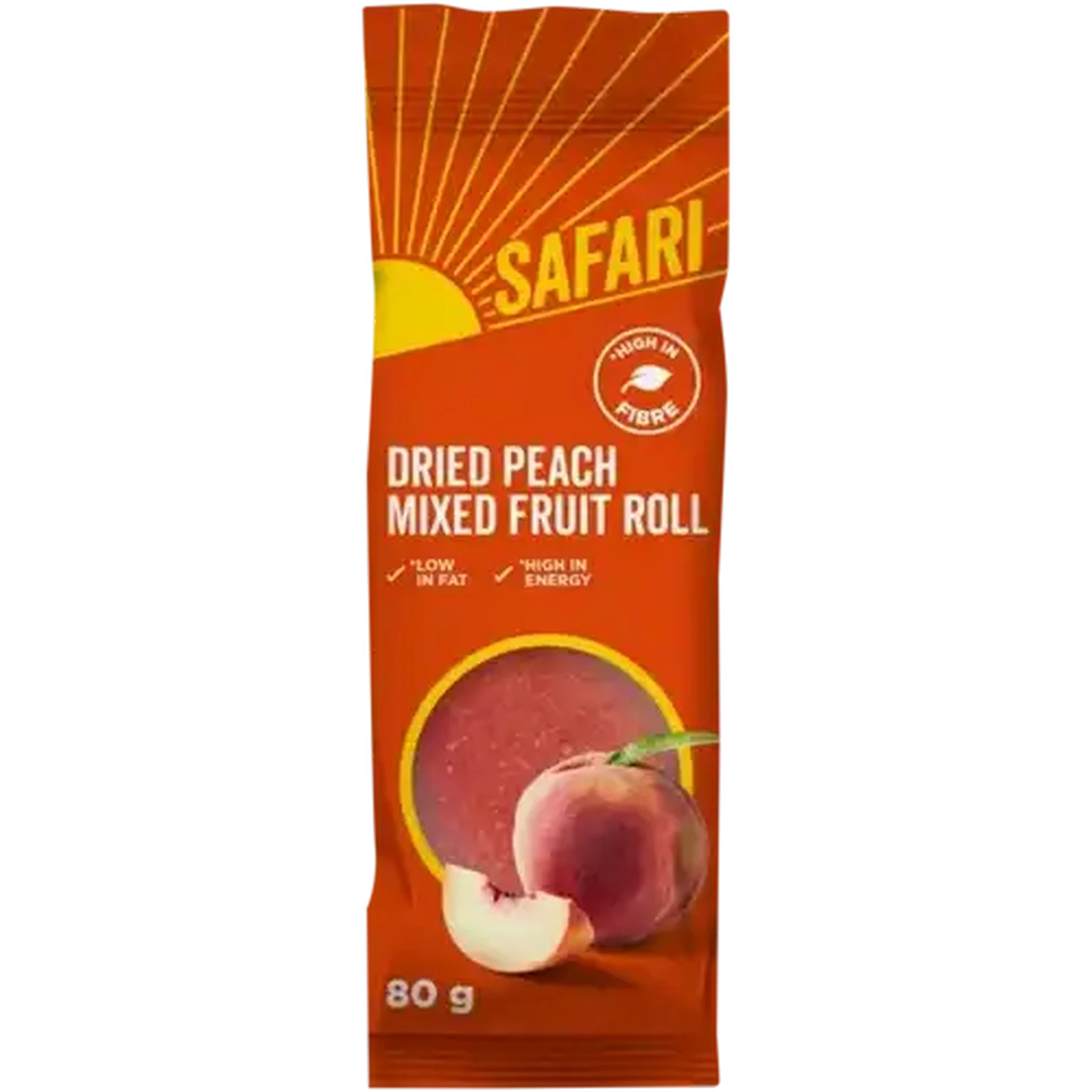 Checkers Sixty60 | SAFARI Peach Mixed Dried Fruit Roll 80g