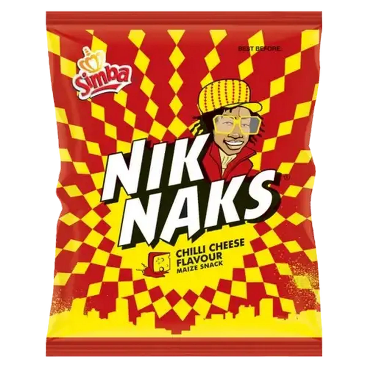 Checkers Sixty60 | NikNaks Chilli Cheese Flavoured Maize Snack 55g