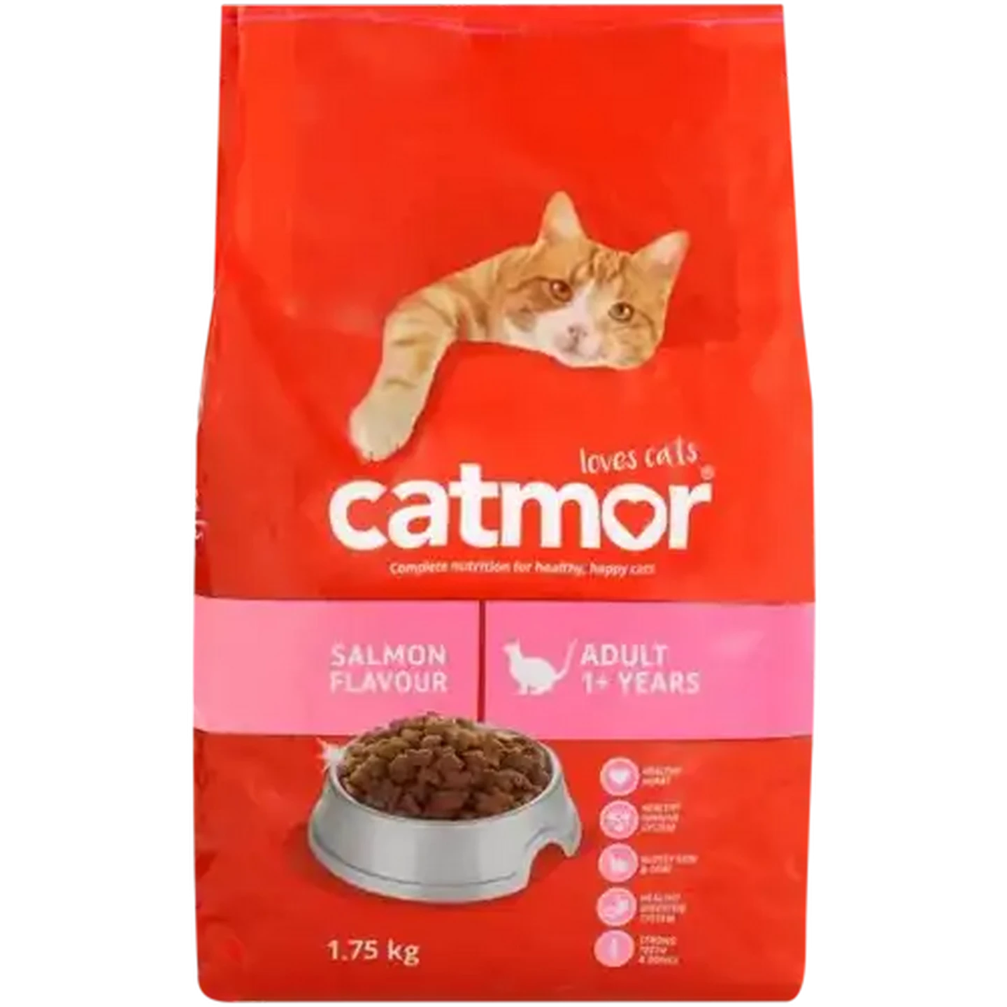 エルモ　ELMO ADULT DRY FOOD FOR CATS Shoprite ZA | Catmor Salmon Flavoured Adult Dry Cat Food 1.75kg