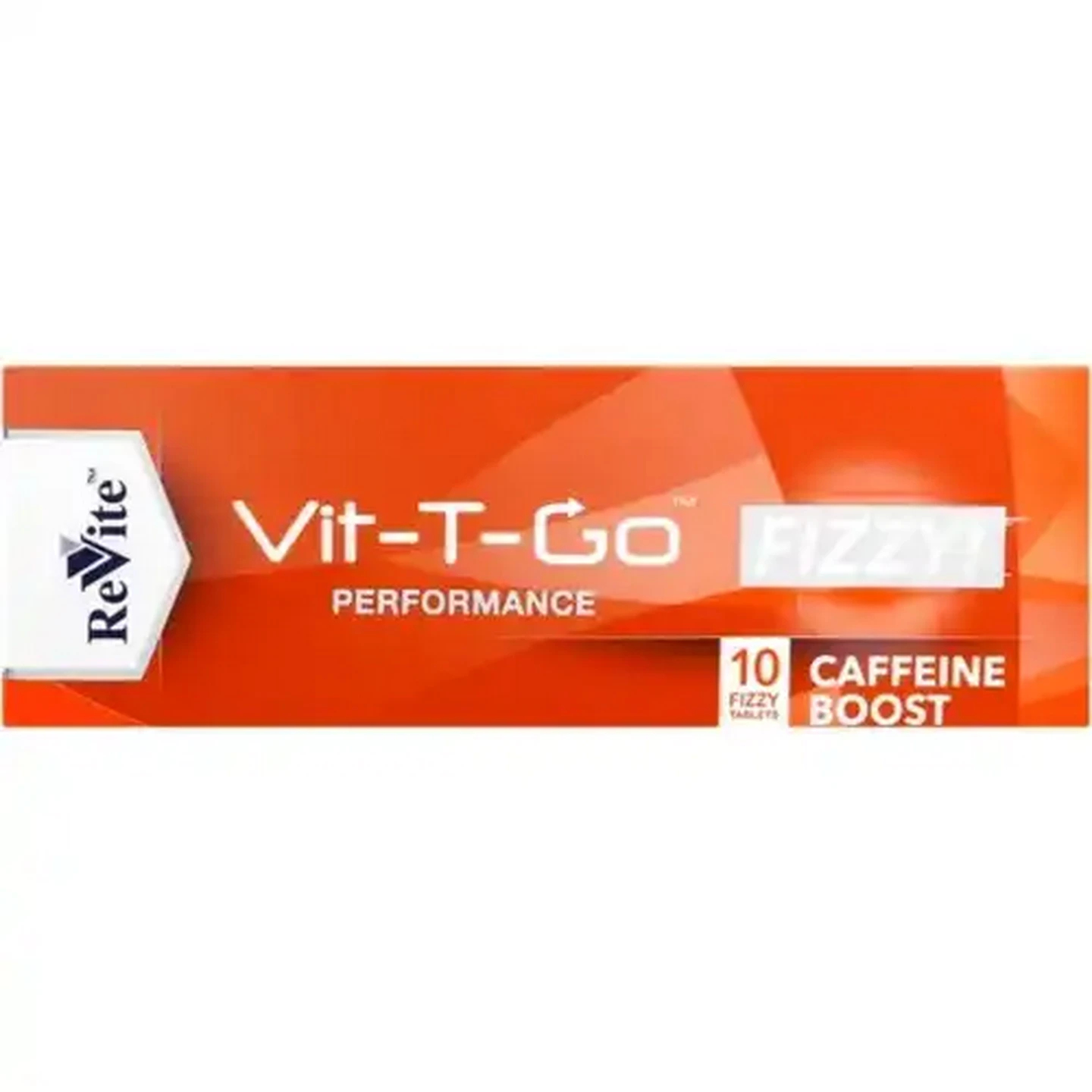 Image of Revite Vit-T-Go Caffeine Boost Fizzy Tablets 10 Pack