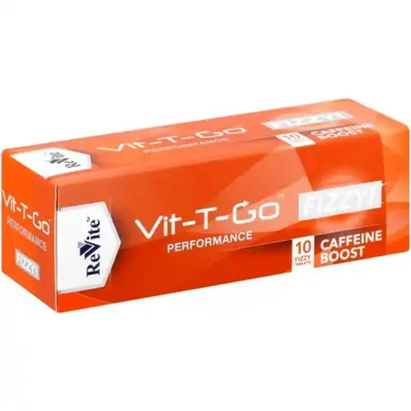Image of Revite Vit-T-Go Caffeine Boost Fizzy Tablets 10 Pack