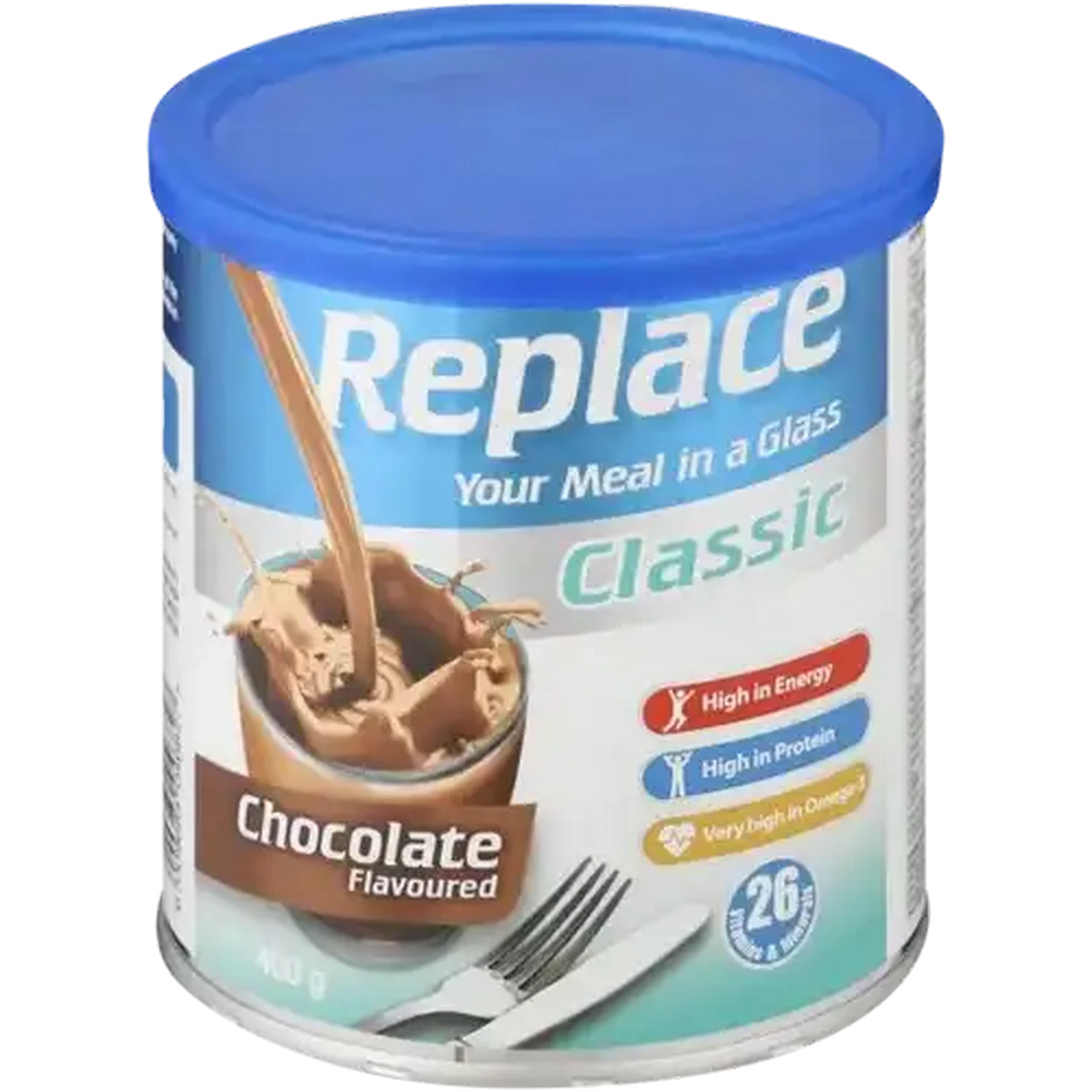 Image of Replace Classic Chocolate Flavoured Meal Replacement Drink 400g