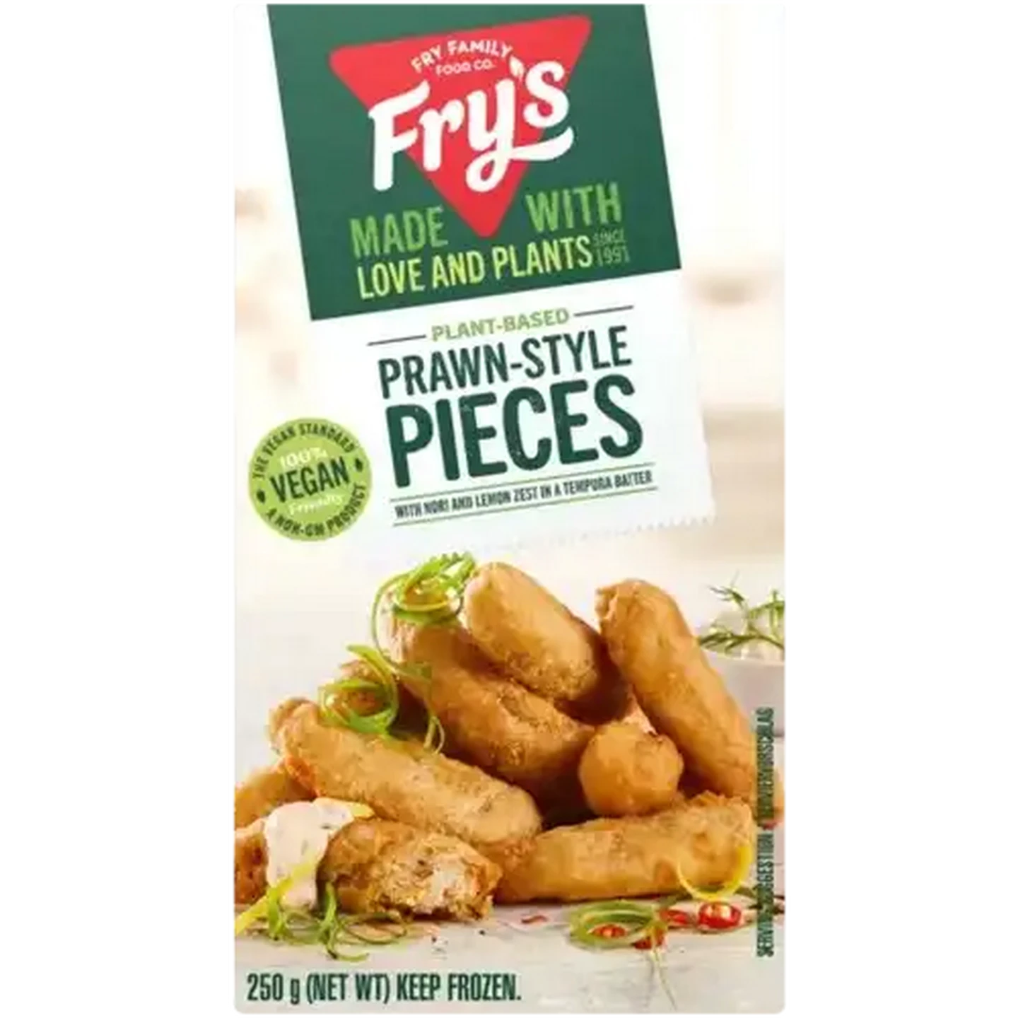 Image of Fry's Frozen Plant-Based Prawn-Style Pieces 250g