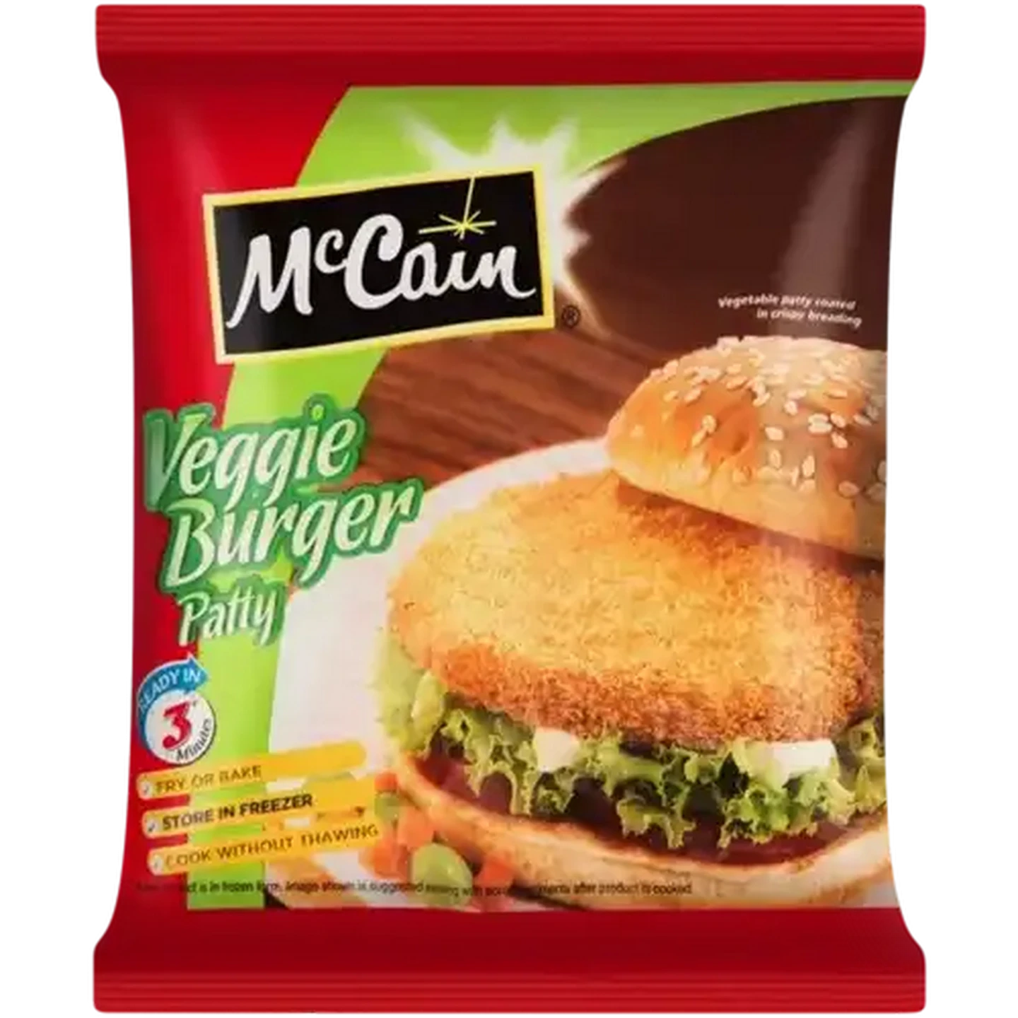 Image of McCain Frozen Veggie Burger Patty 360g