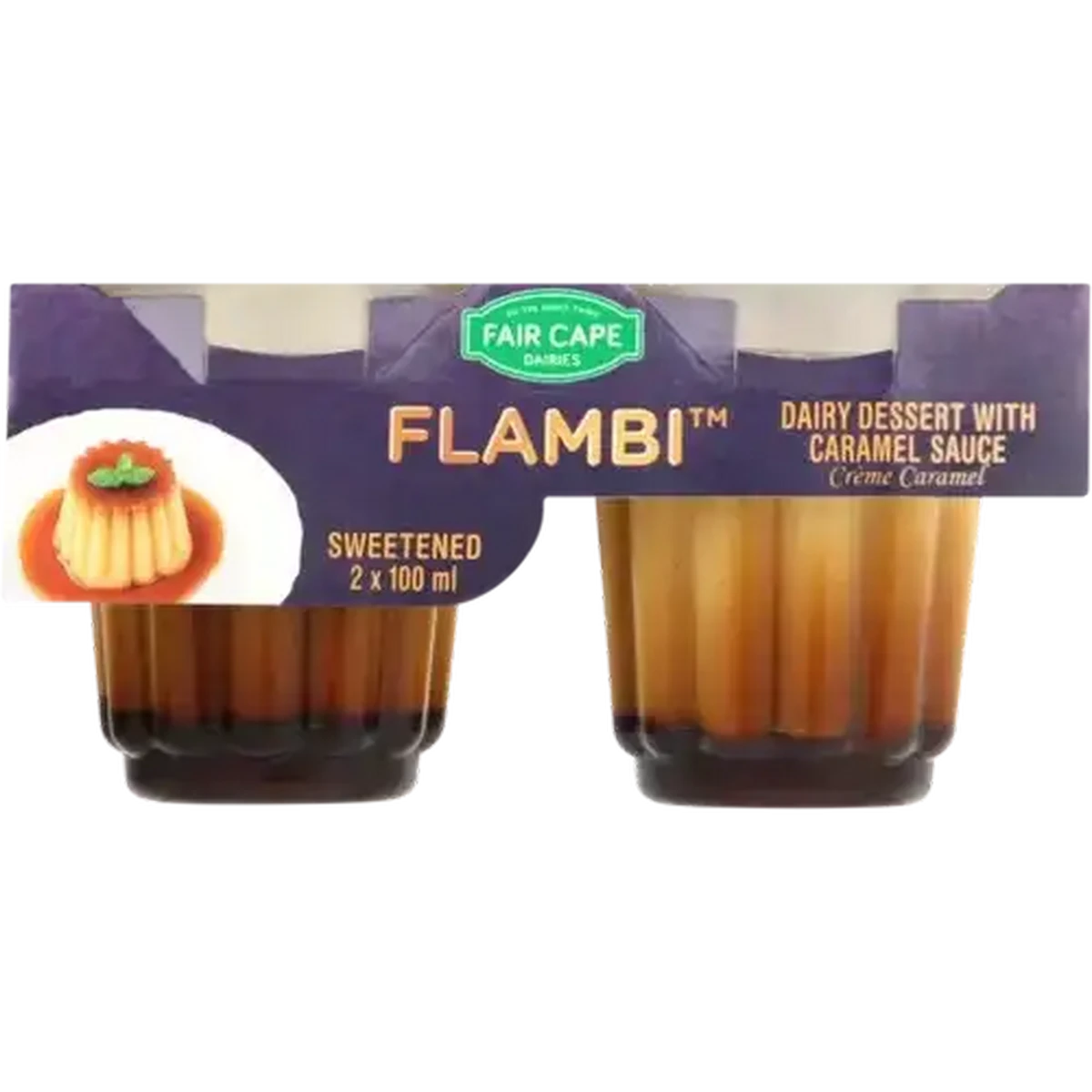 Shoprite ZA | Fair Cape Dairies Créme Caramel Flambi 2 x 100ml