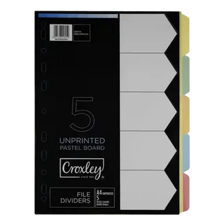 Checkers Sixty60 | Croxley A4 Multicoloured Numbered File Dividers