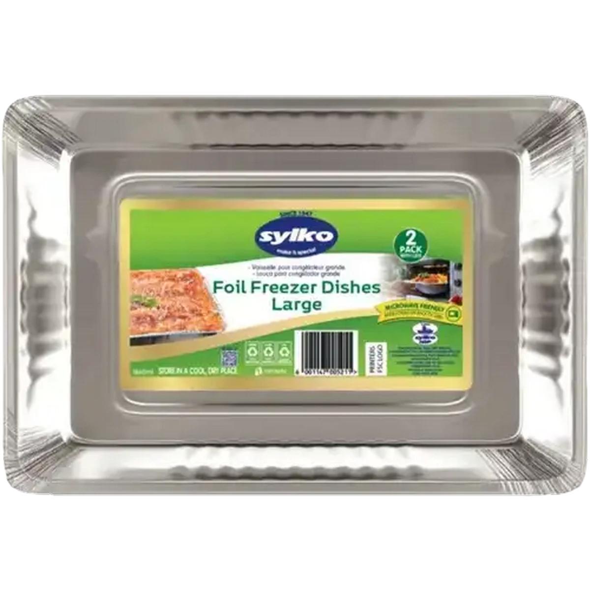 foil　7枚 Checkers Sixty60 | Sylko Foil Freezer Dishes 2 x 1860ml