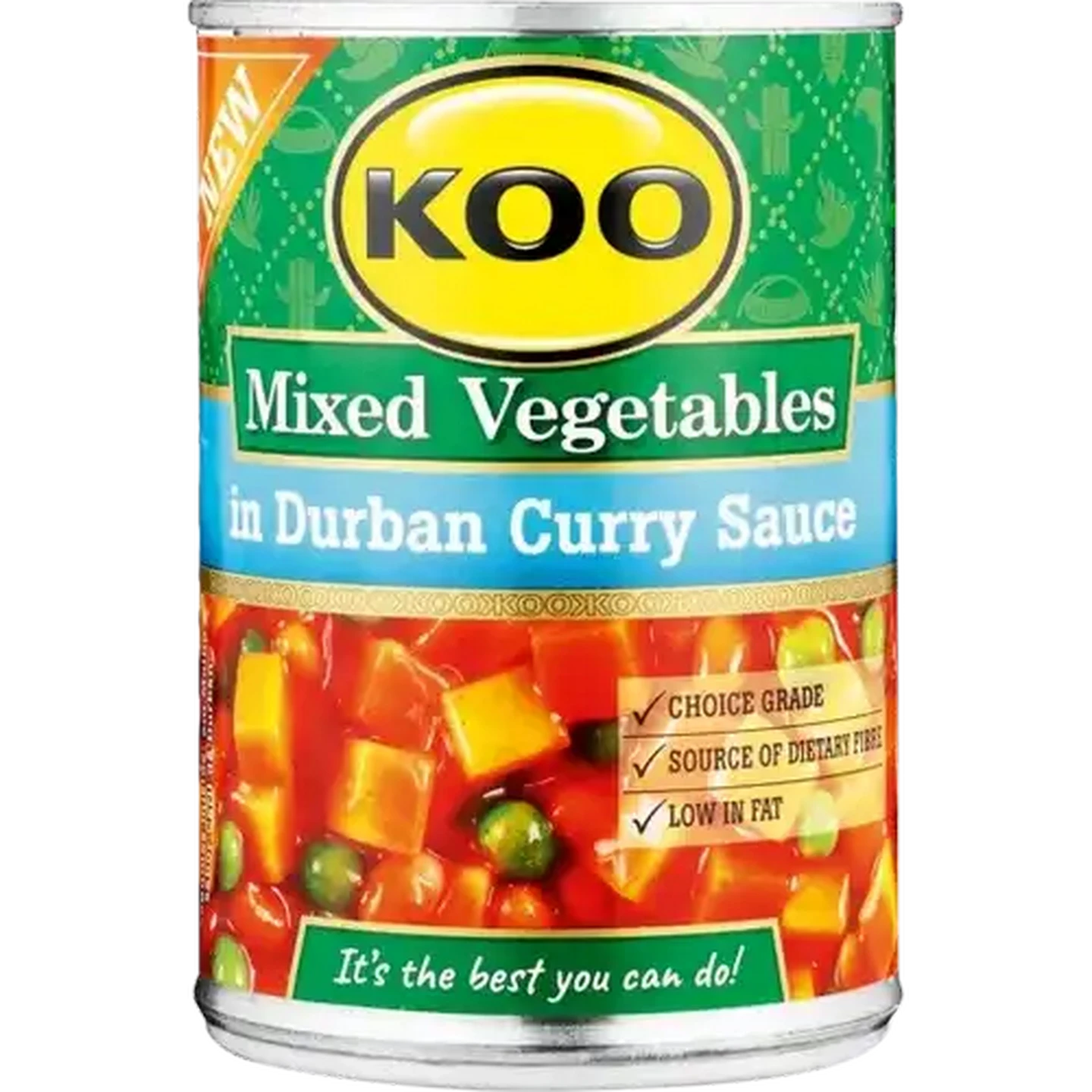 Checkers Sixty60 | KOO Mixed Vegetables In Durban Curry Sauce 410g