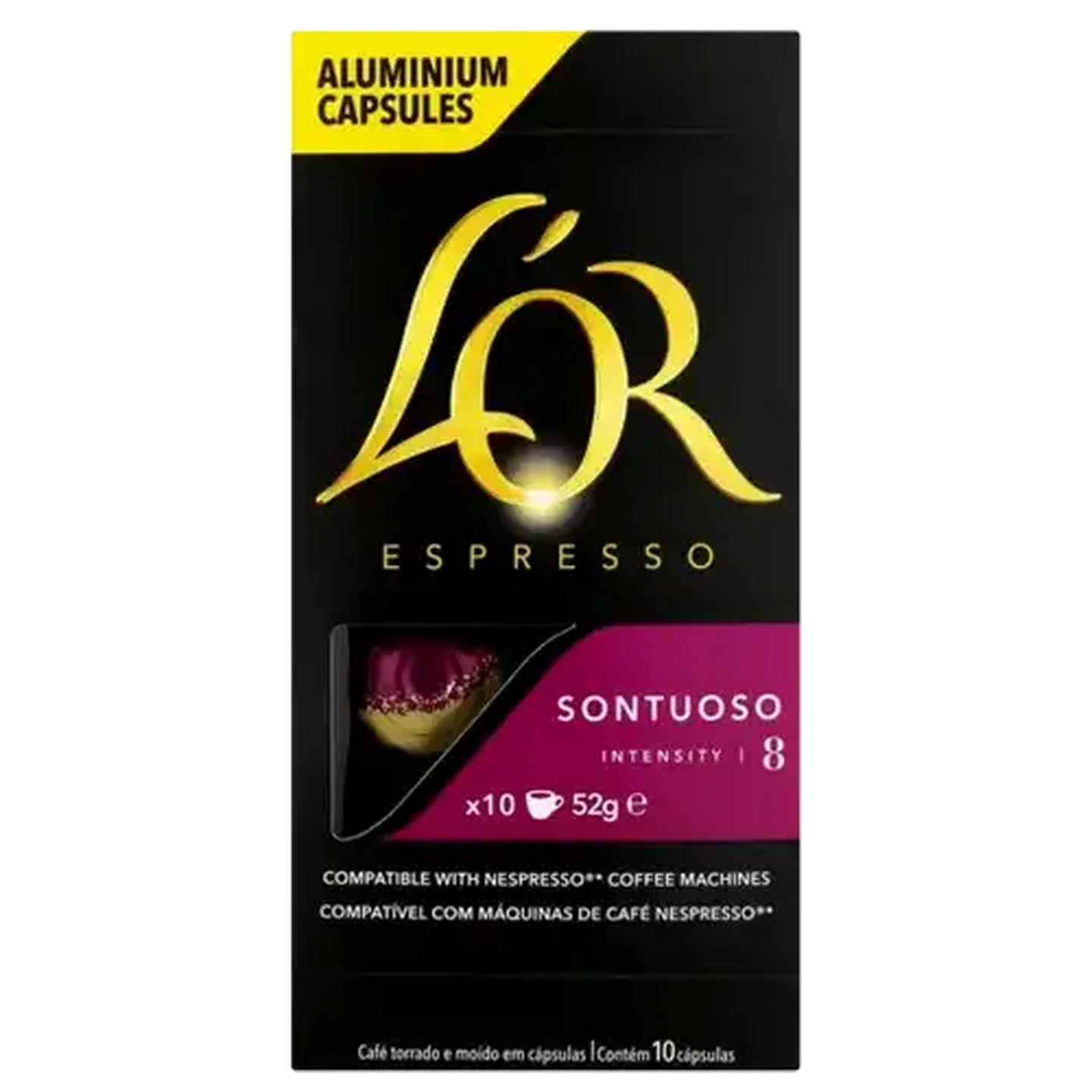 Image of L'OR Espresso Sontuoso Coffee Capsules 10 Pack