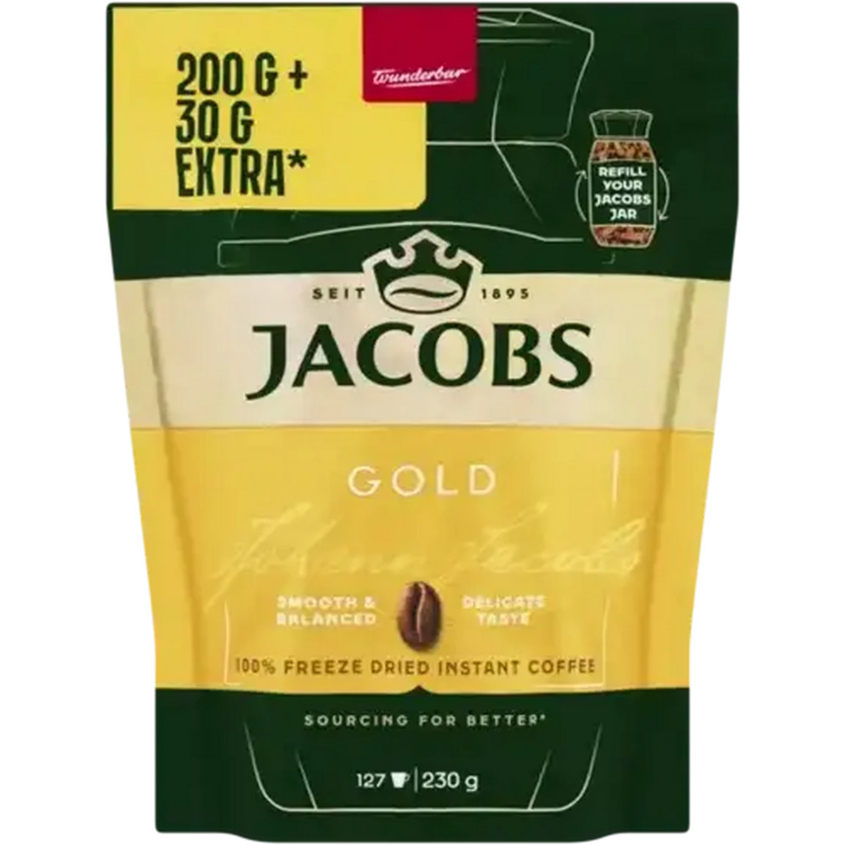 Checkers Sixty60 | Jacobs Gold Freeze Dried Instant Coffee Pouch 230g
