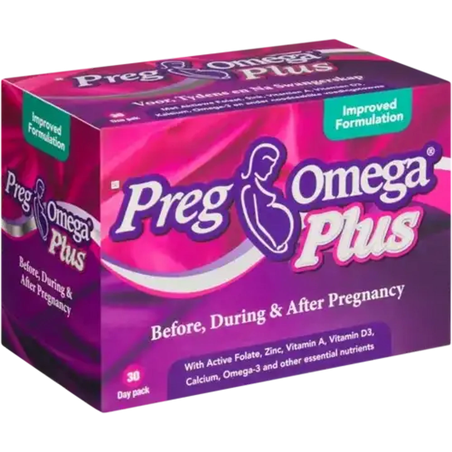 Image of PregOmega Plus All-In-One Supplement 30 Pack