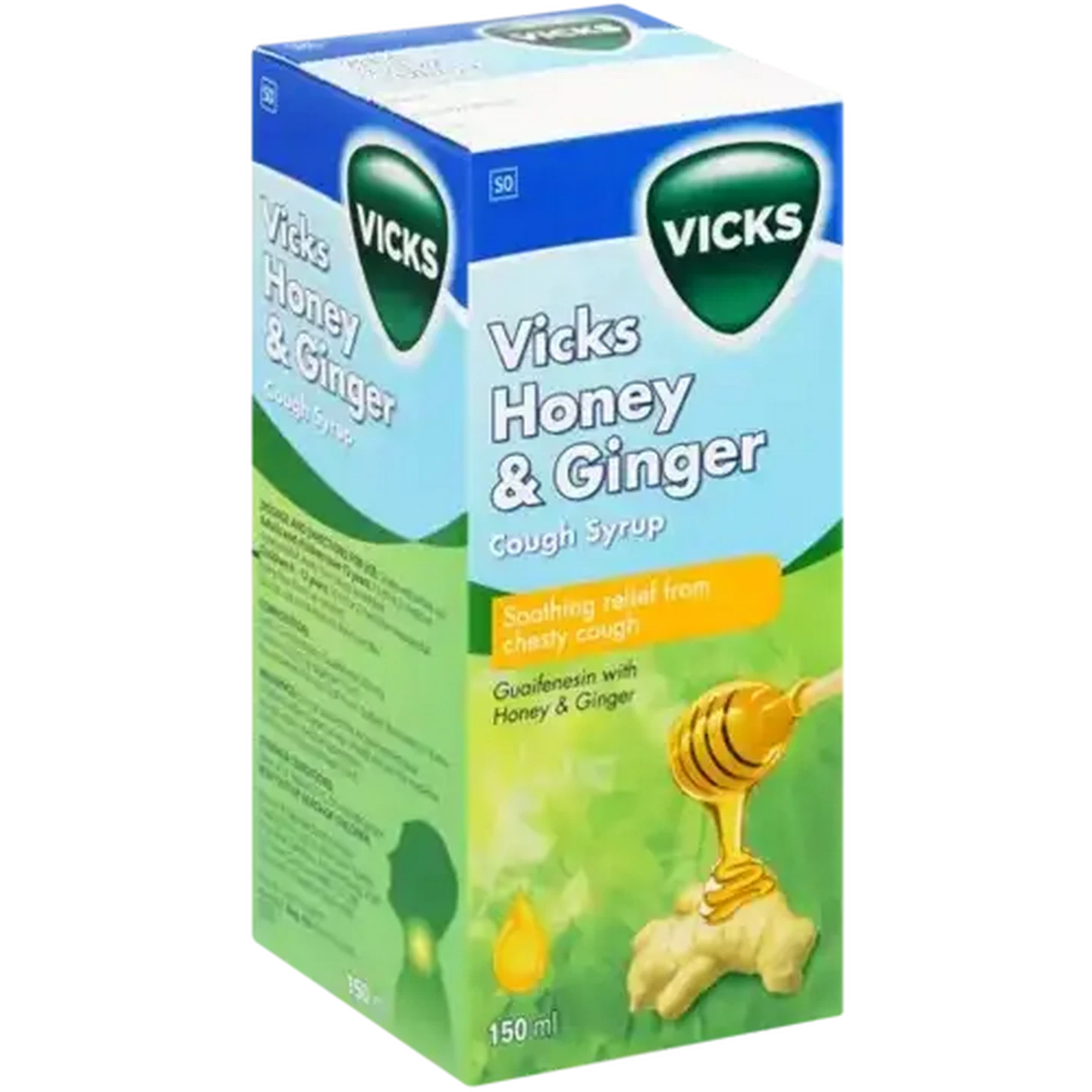 Image of Vicks Honey & Ginger Cough Syrup 150ml
