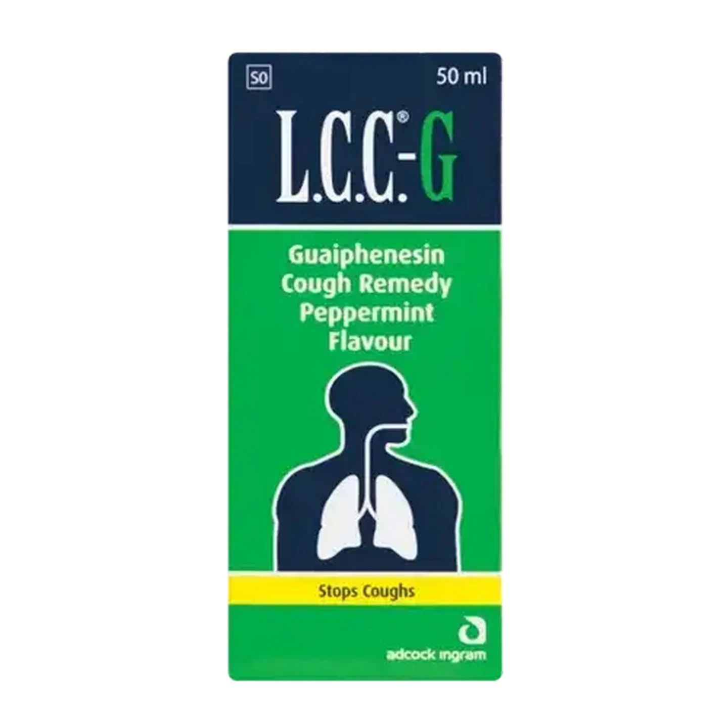 Image of LCC Peppermint Flavoured Cough Syrup 50ml