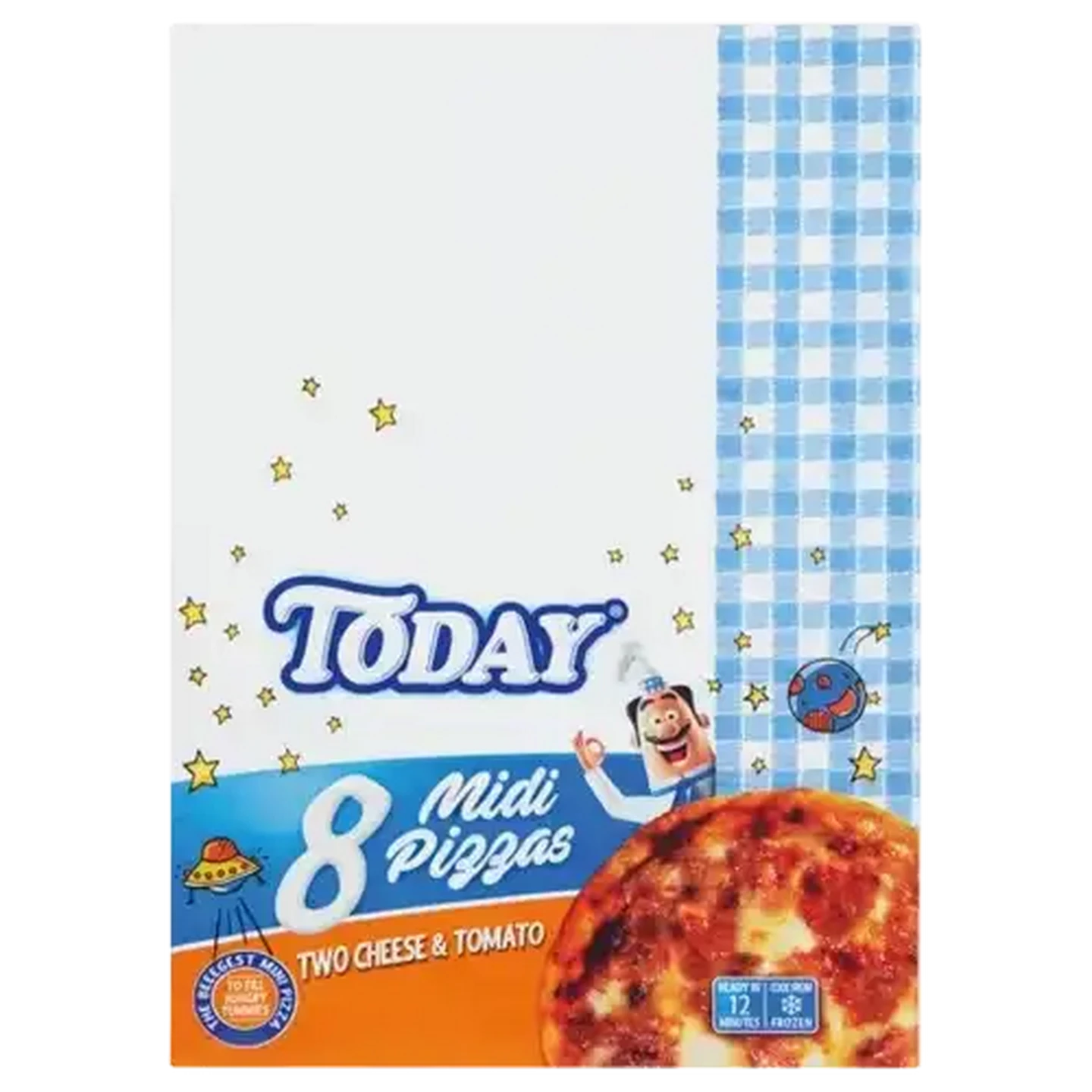 Image of Today Frozen Two Cheese & Tomato Midi Pizzas 640g