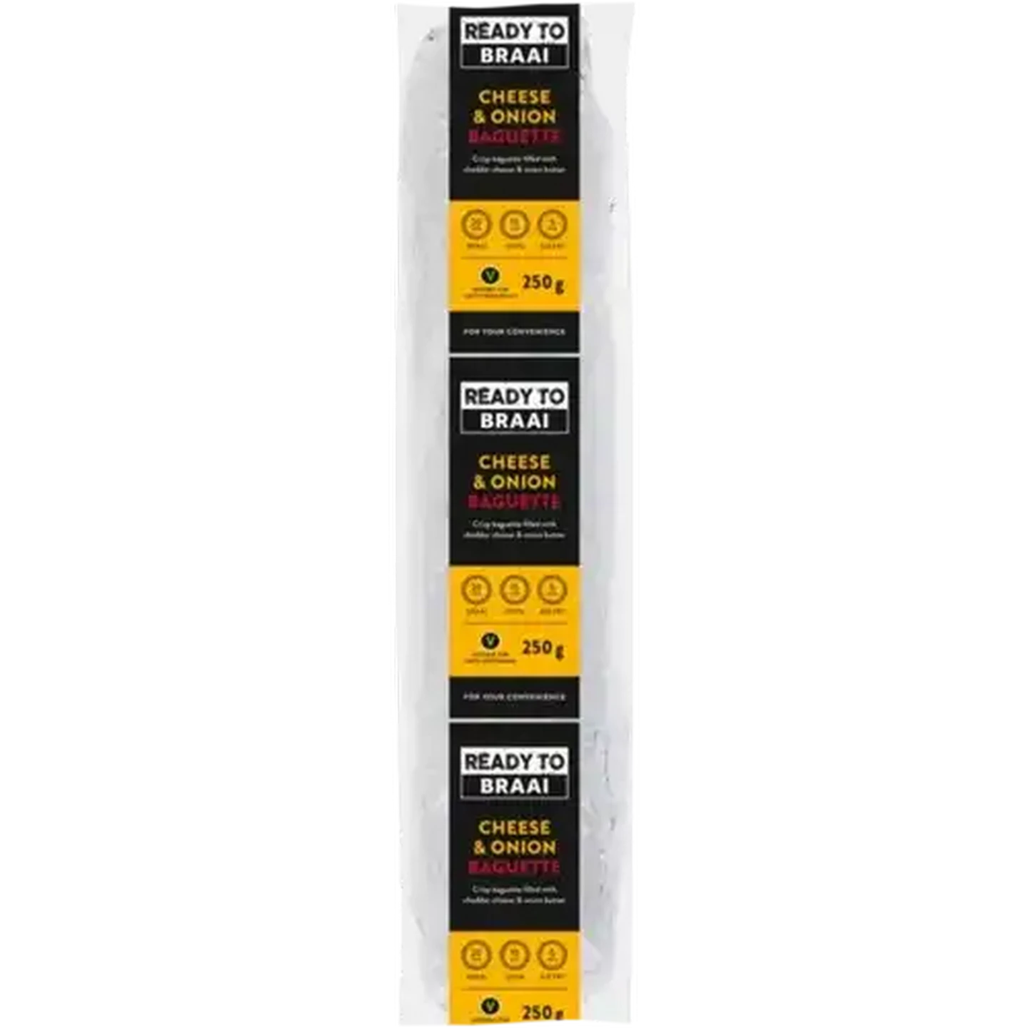 Checkers Sixty60 | Ready To Braai Cheese & Onion Baguette 250g