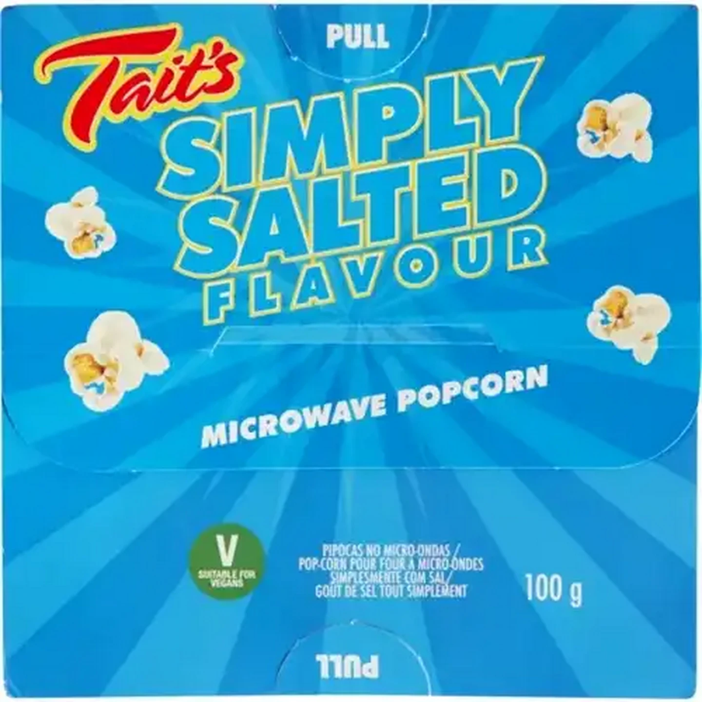 Checkers Sixty60 | Tait's Simply Salted Flavour Microwave Popcorn 100g