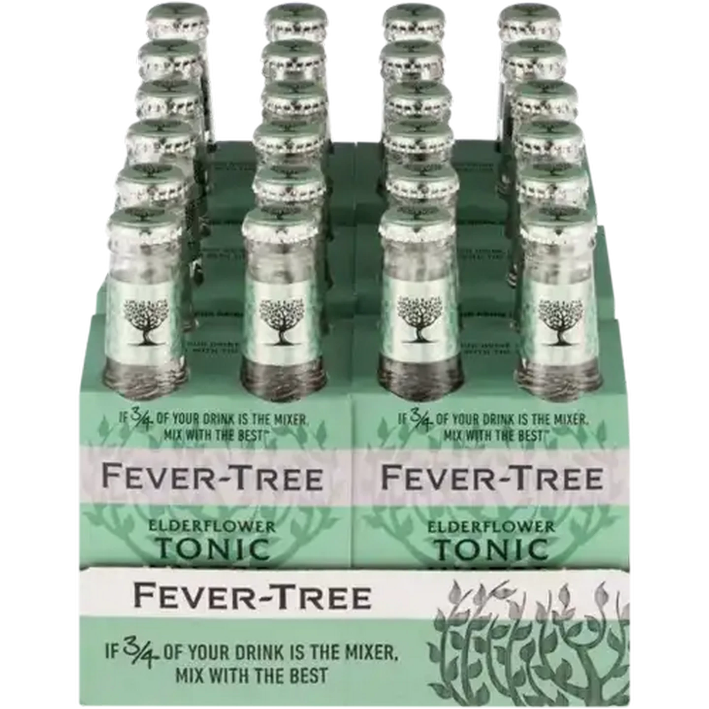 Image of Fever-Tree Elderflower Tonic Water Bottles 24 x 200ml
