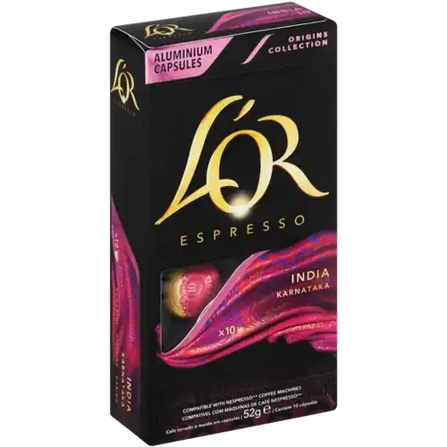 Image of L'OR Espresso India Karnataka Coffee Caps 10 Pack