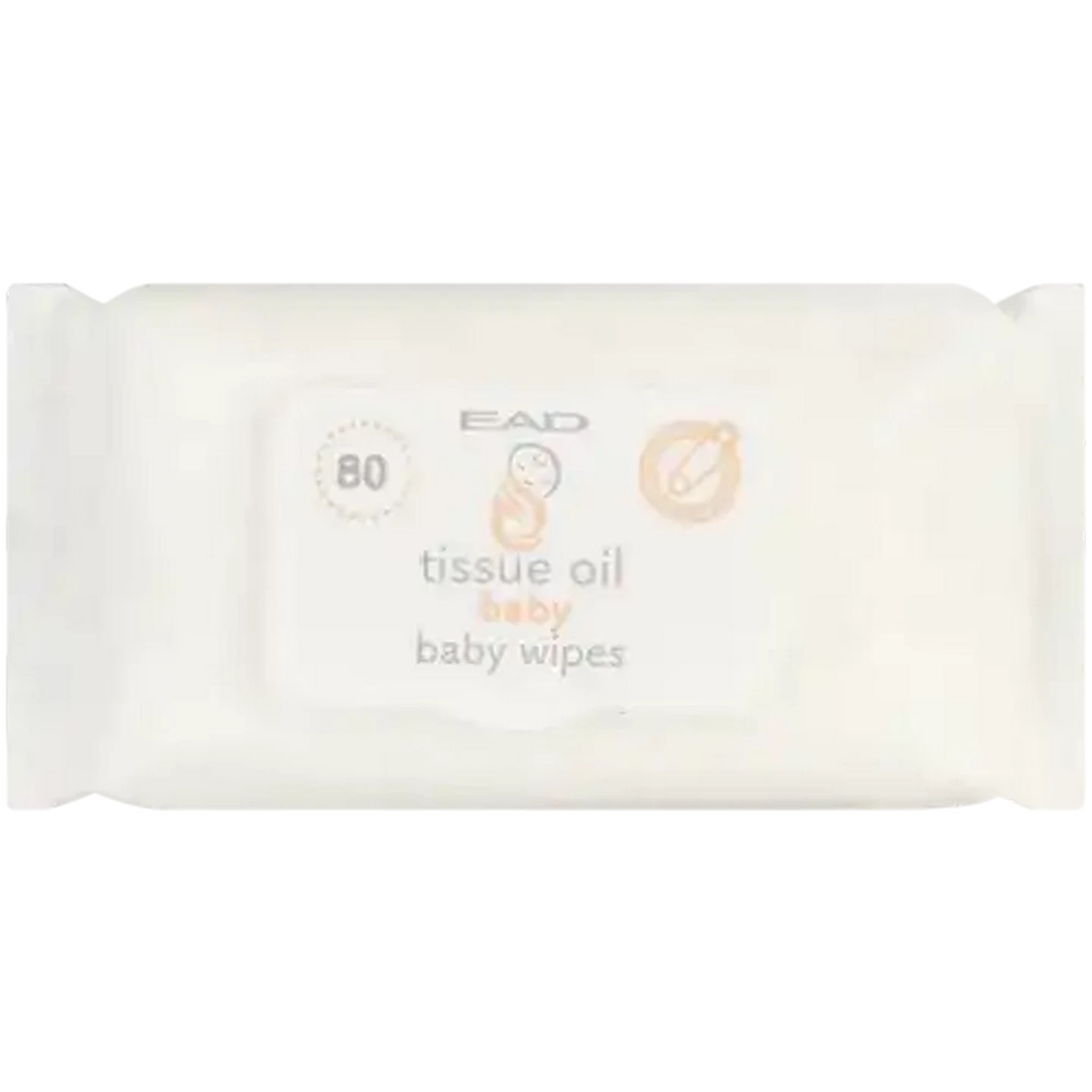 Image of EAD Tissue Oil Baby Wipes 80 Pack