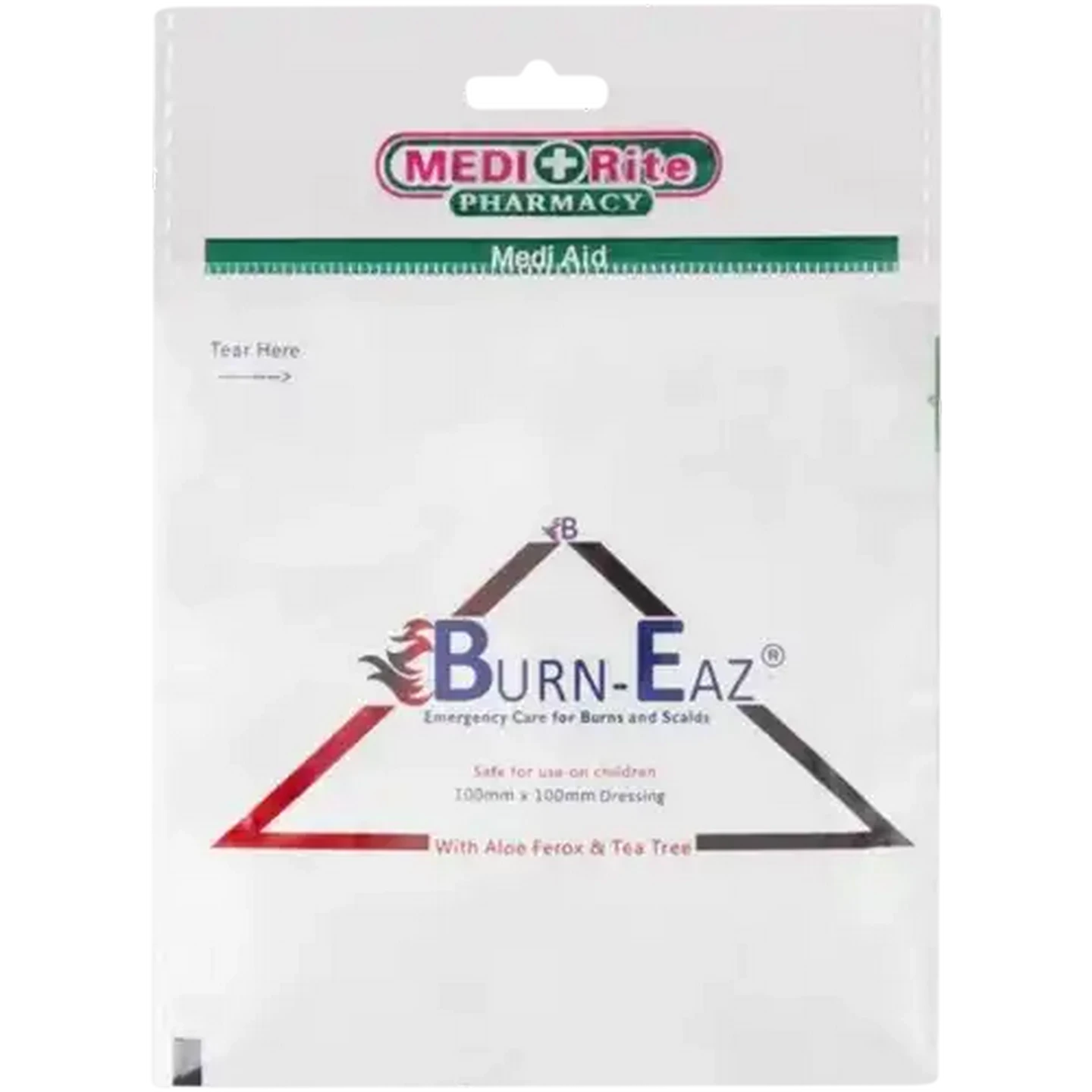 Image of Medirite Pharmacy Medi Aid Burn-Eaz Emergency Care Dressing 100mm