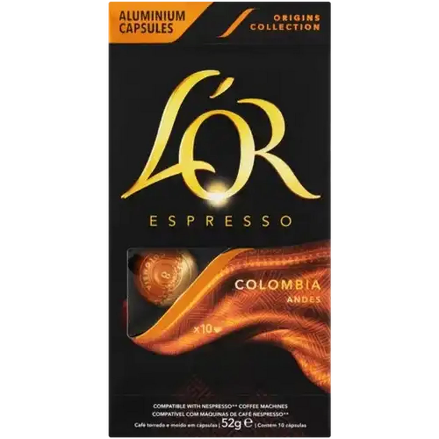 洋楽 4 Mula 1 Checkers Sixty60 | L'OR Espresso Colombia Coffee Capsules 10 Pack