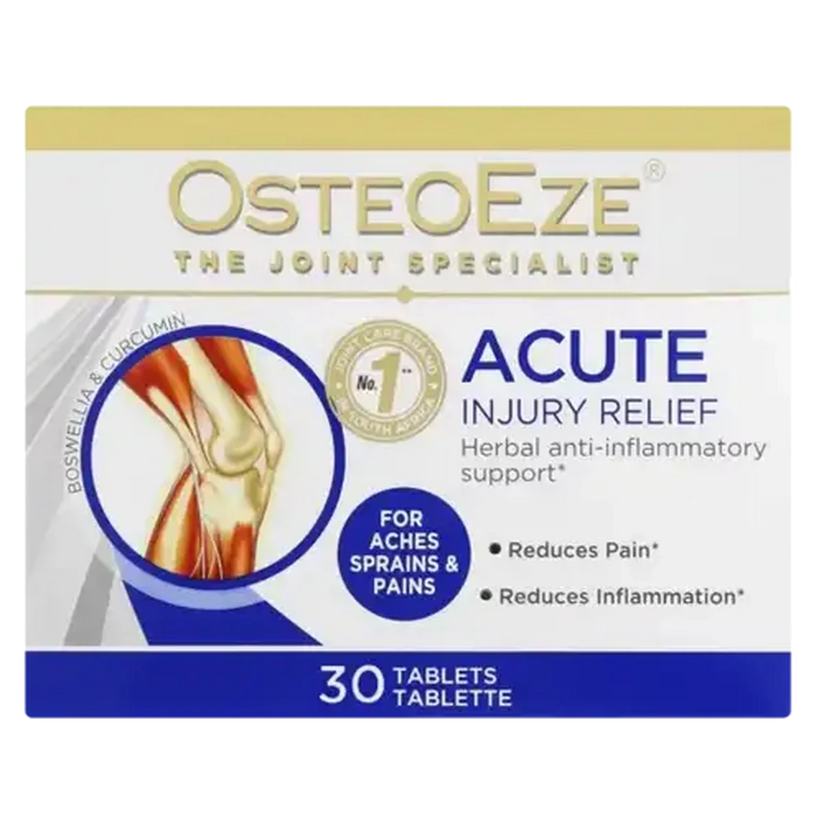 Checkers Sixty60 | OsteoEze Acute Injury Relief Tablets 30 Pack