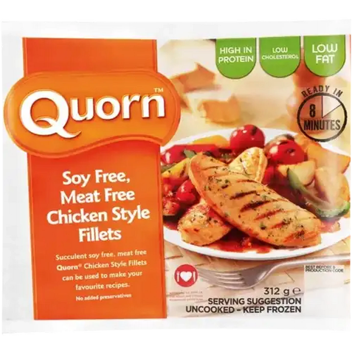Image of Quorn Frozen Vegetarian Chicken Fillets 312g
