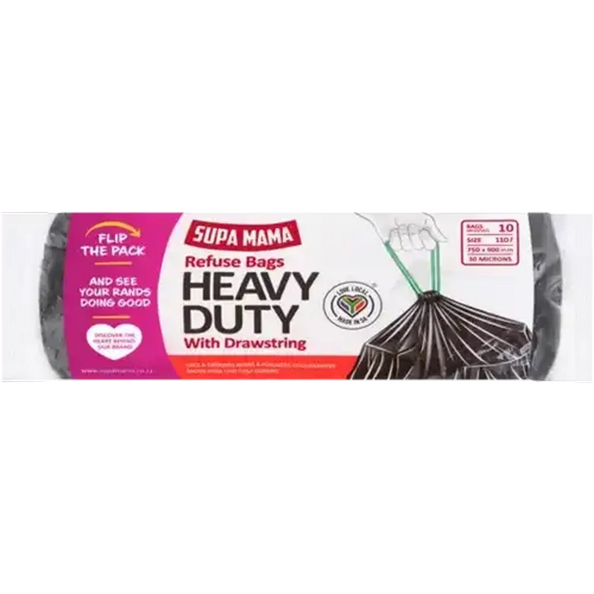 mama Checkers Sixty60 | Supa Mama Heavy Duty Refuse Bags with