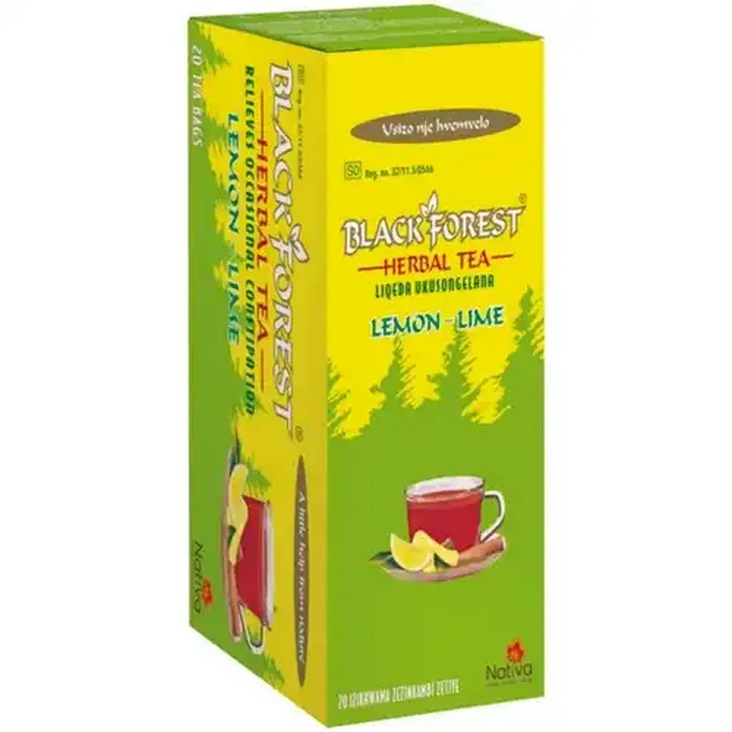 Checkers Sixty60 | Nativa Black Forest Lemon-Lime Herbal Tea Bags