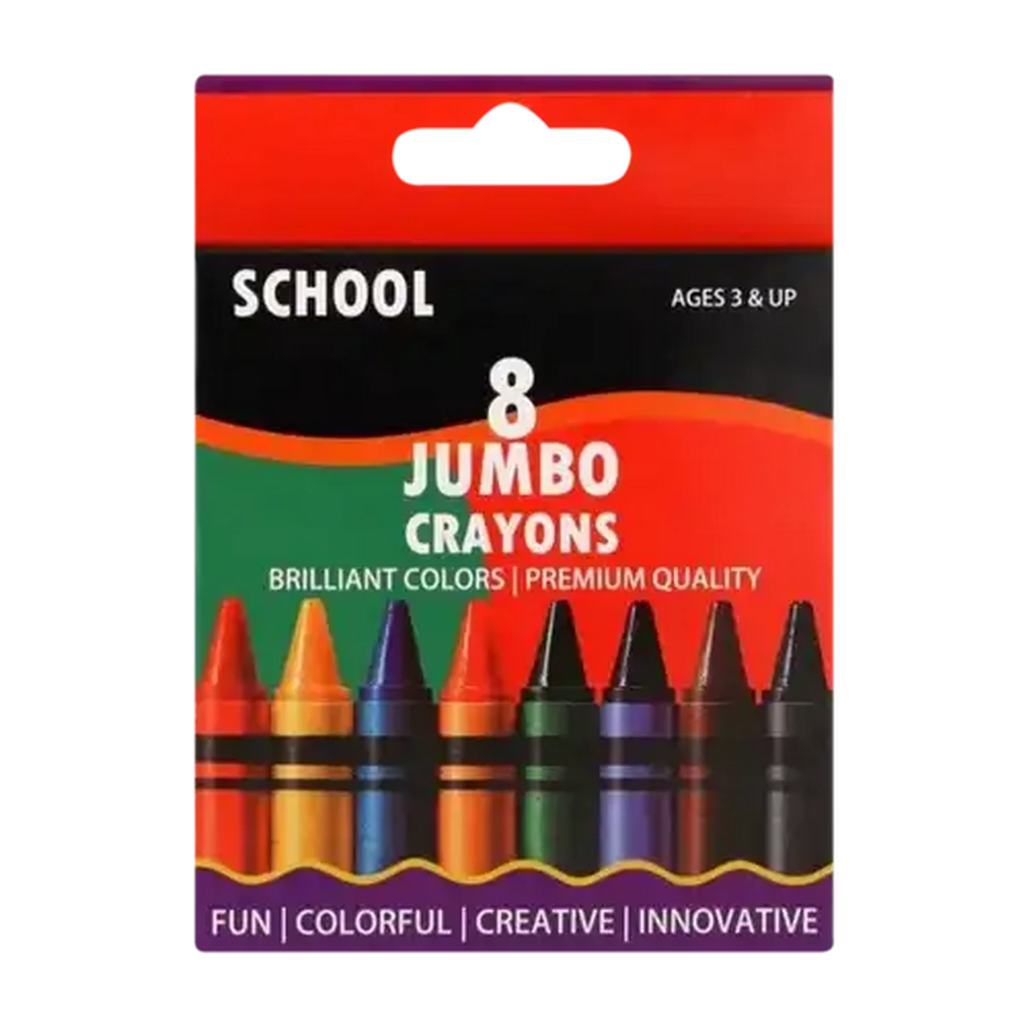Checkers Sixty60 | Jumbo Wax Colour Crayon Set 8-Piece