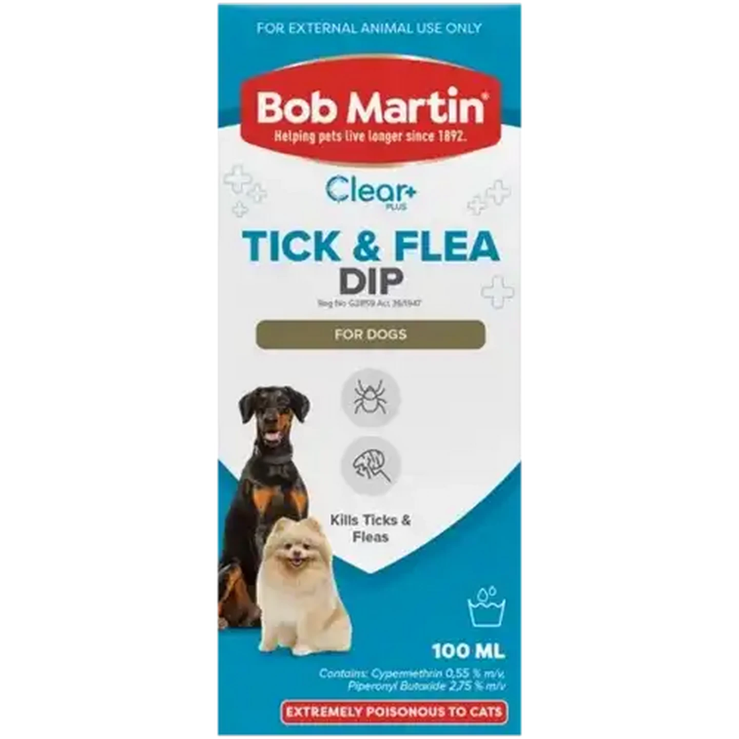 Checkers Sixty60 | Bob Martin Clear Dog Tick & Flea Dip 100ml