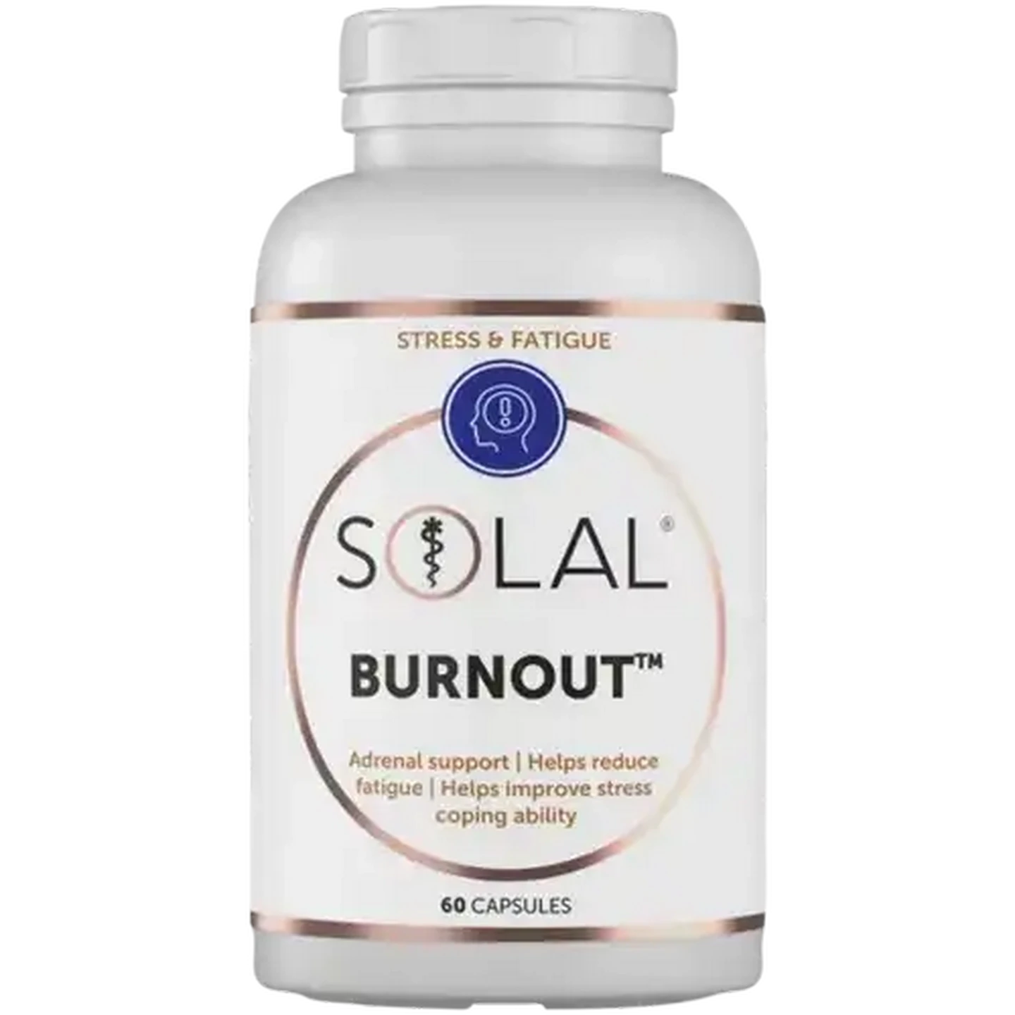 Image of Solal Burnout Adrenal Support Capsules 60 Pack