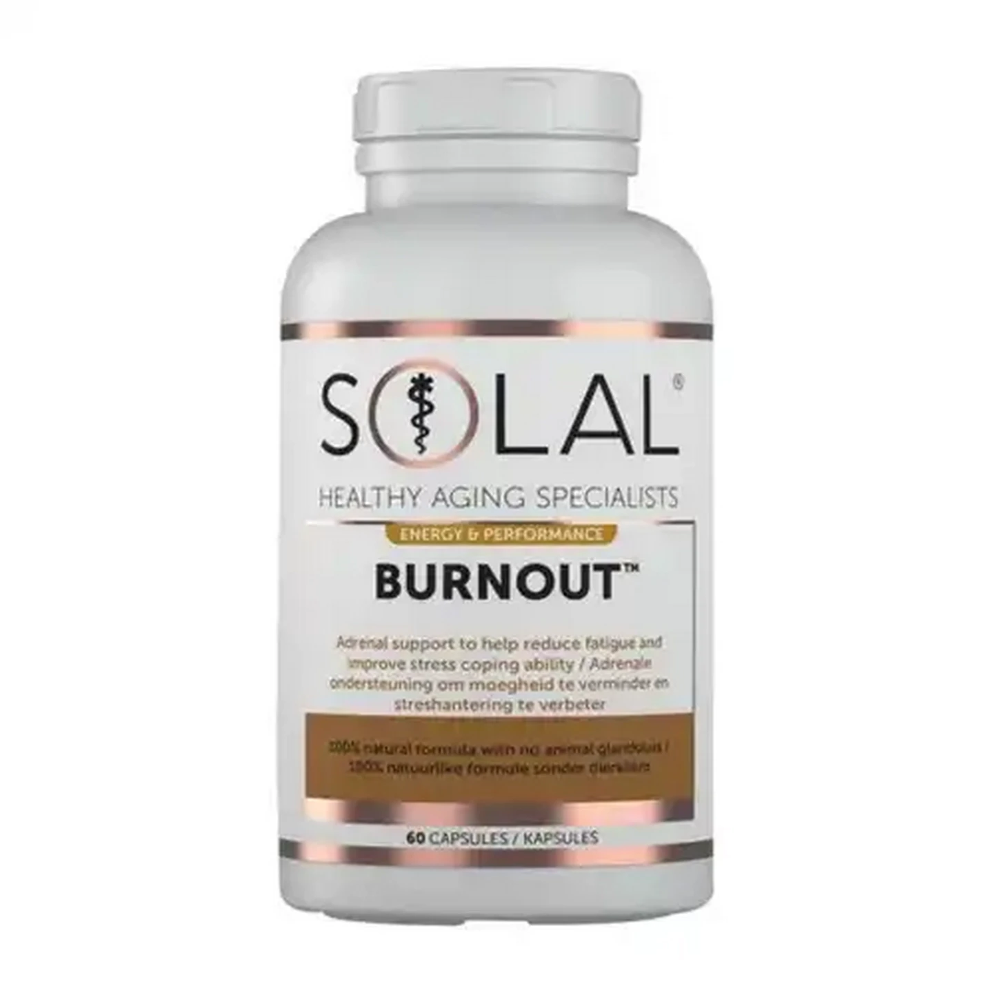 Image of Solal Burnout Adrenal Support Capsules 60 Pack