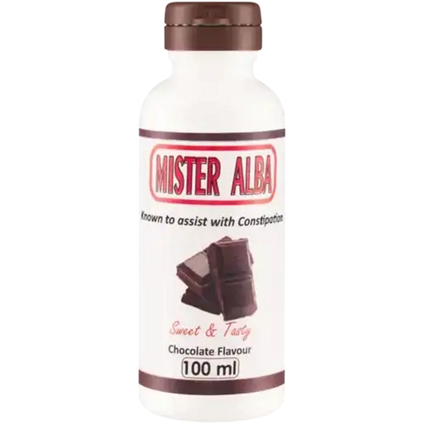 Image of Mister Alba Chocolate Flavour Laxative Suspension 100ml
