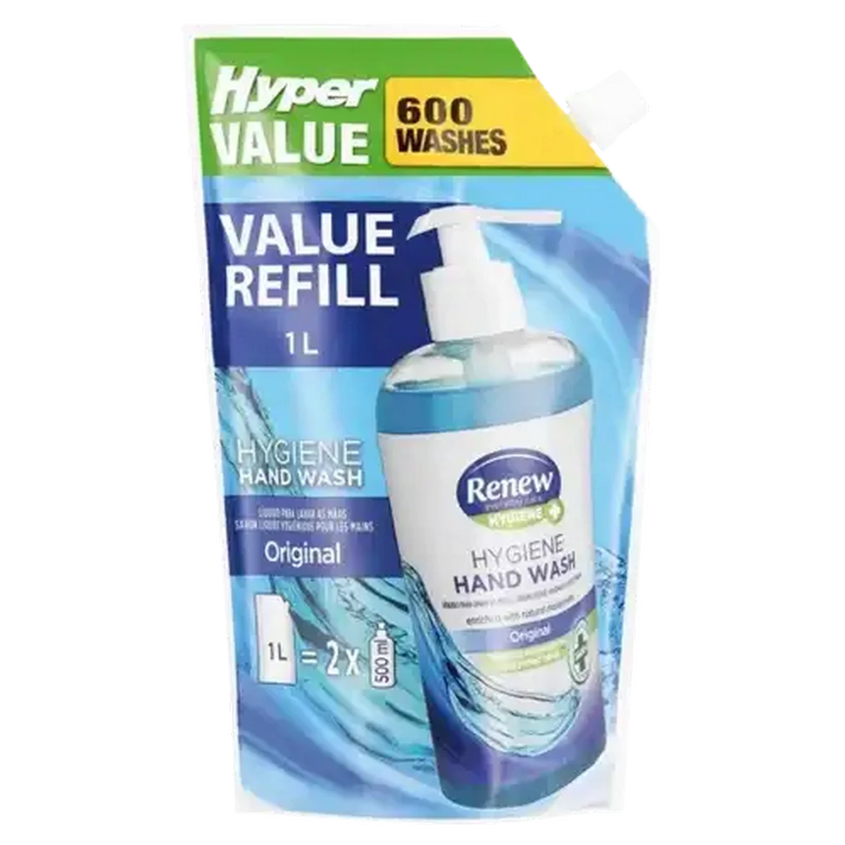 Checkers Sixty60 | Renew Original Liquid Hand Wash Refill Pouch 1L