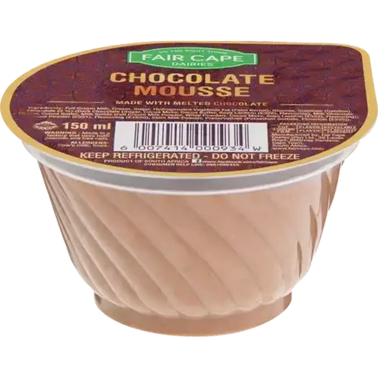 Checkers Sixty60 | Fair Cape Dairies Chocolate Mousse Dessert 150ml
