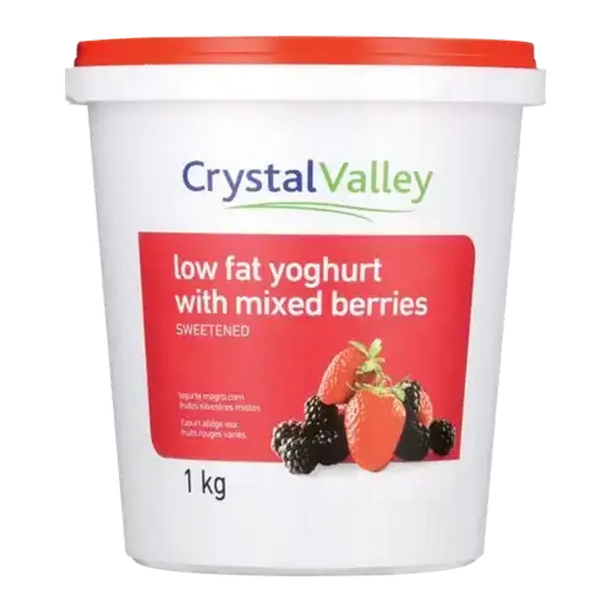Checkers Sixty60 | Crystal Valley Low Fat Mixed Berries Yoghurt 1kg