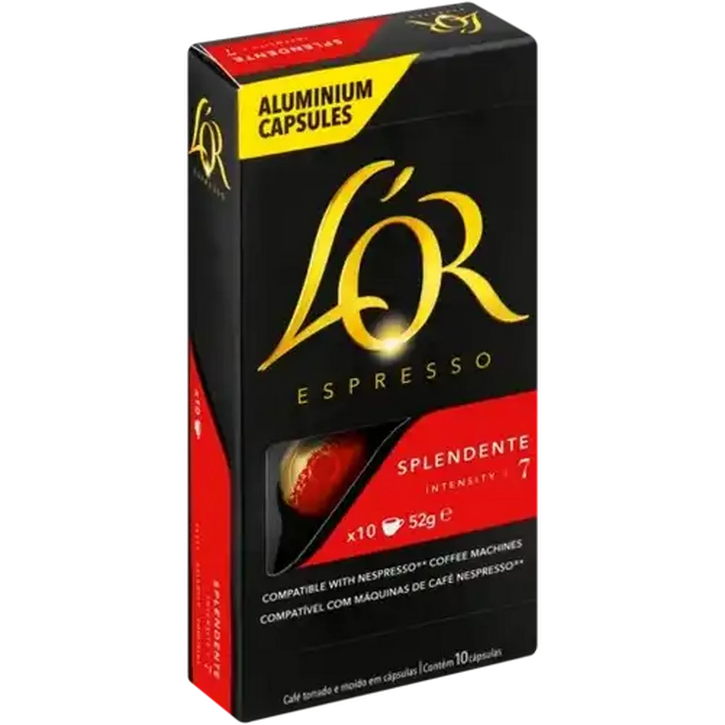 Image of L'OR Espresso Splendente Coffee Capsules 10 Pack